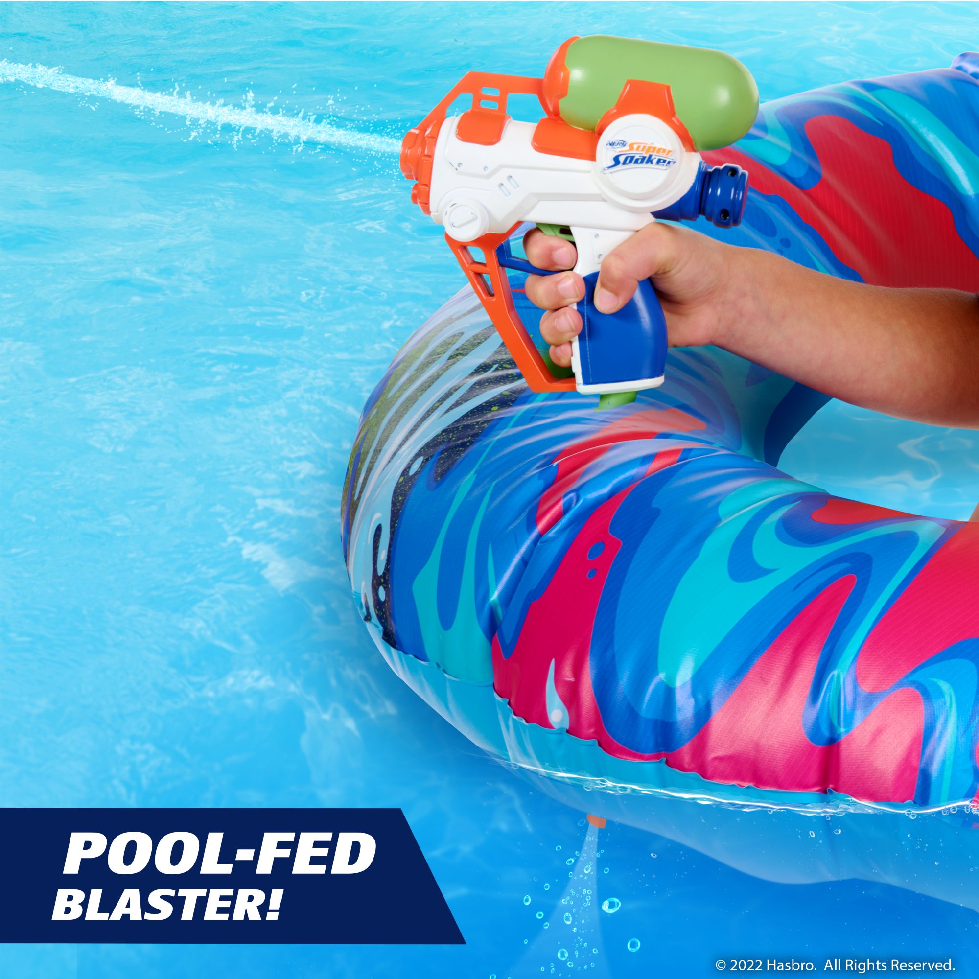 NERF Super Soaker StormForce Inflatable Ride - On Water Battle Racer