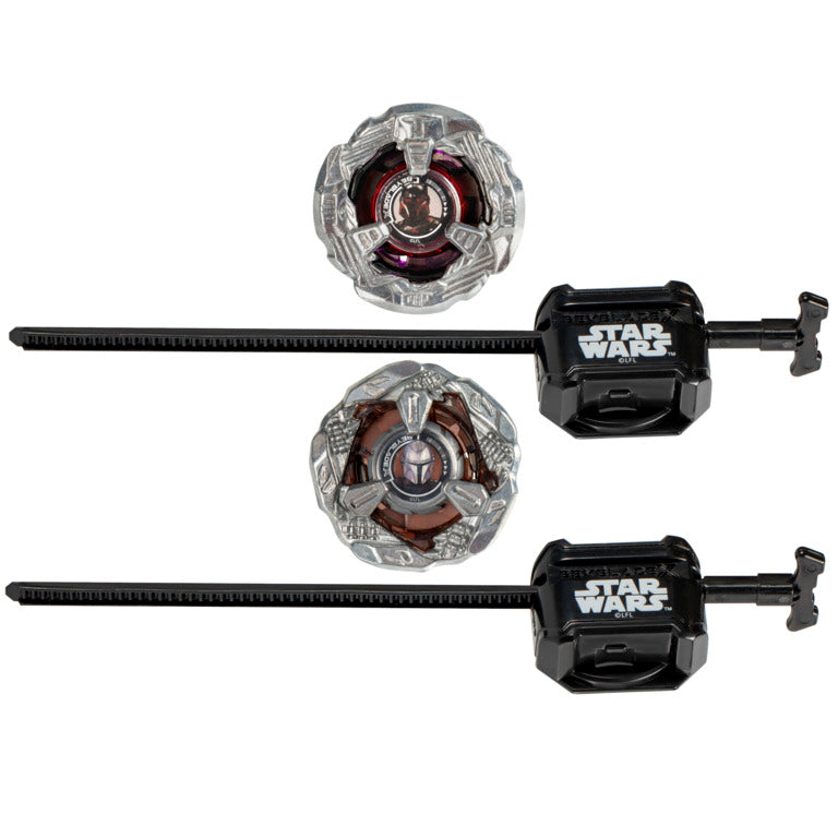 Hot Deal! Star Wars Beyblade X - The Mandalorian 3 - 60F and Moff Gideon 3 - 80N Battle Tops