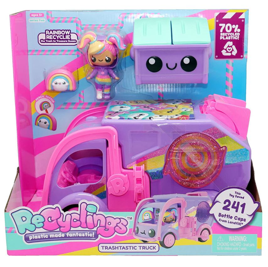 Hot! Recyclings Trashtastic Truck Playset - Eco - Friendly Fun