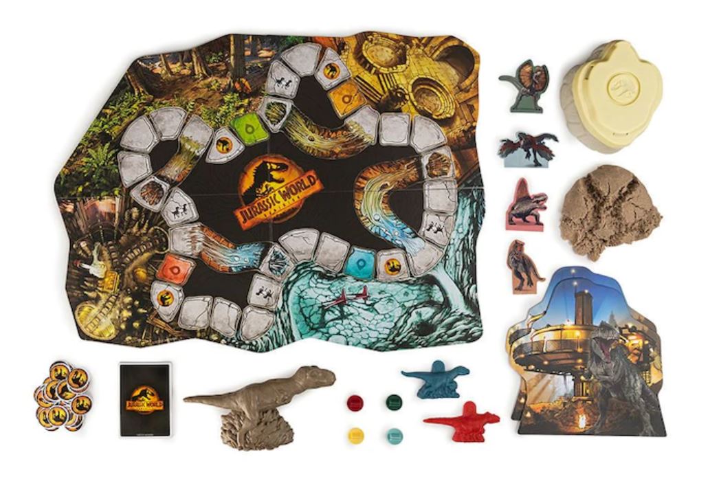 Hot! Jurassic World Stomp N Smash Board Game for Kids