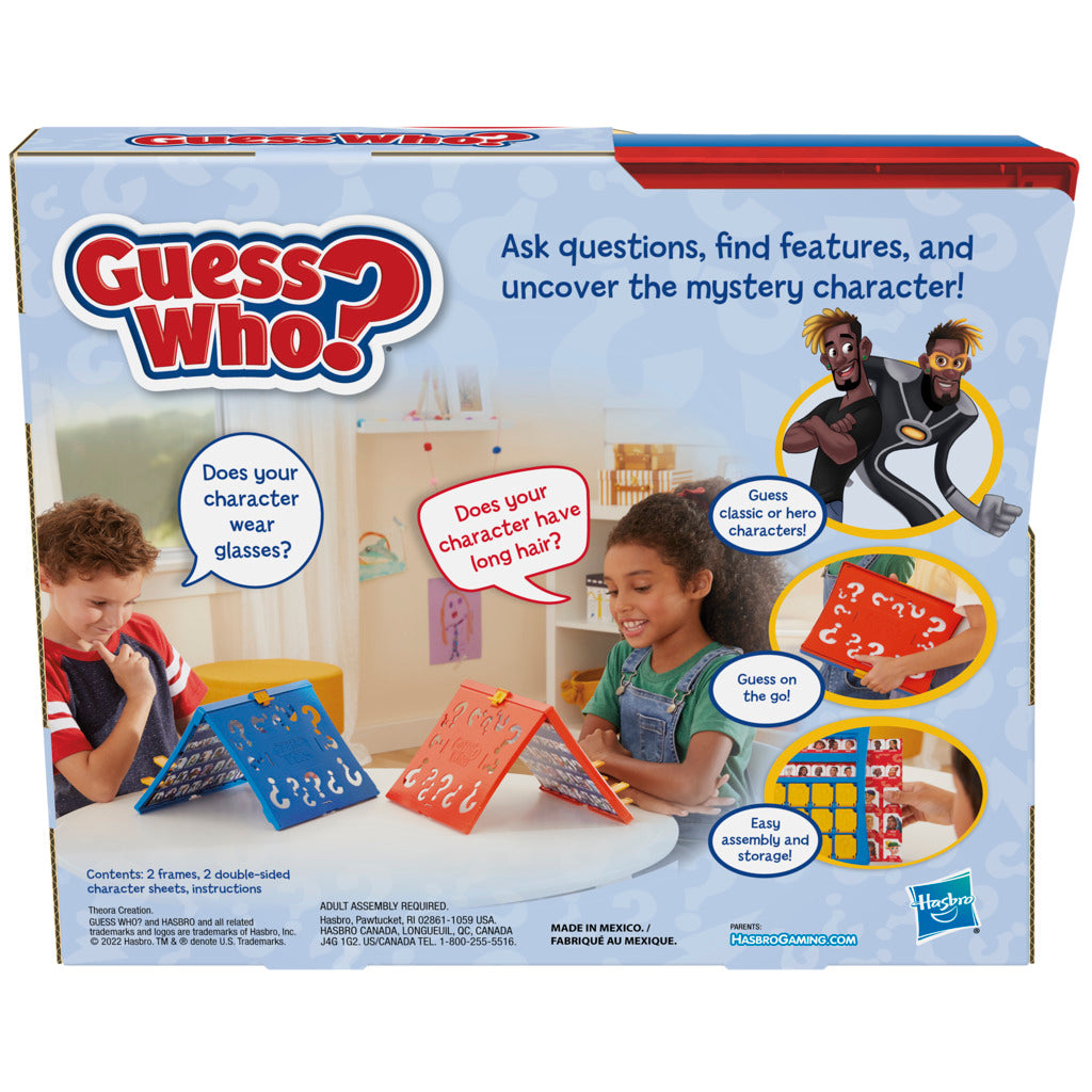 Classic Guess Who Board Game - A Nostalgic Family Fun for All Ages