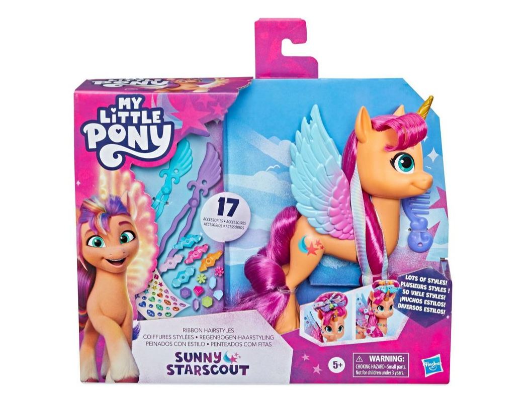 Hot Sale! My Little Pony Ribbon Hairstyles Toy - Sunny Starscout for Kids
