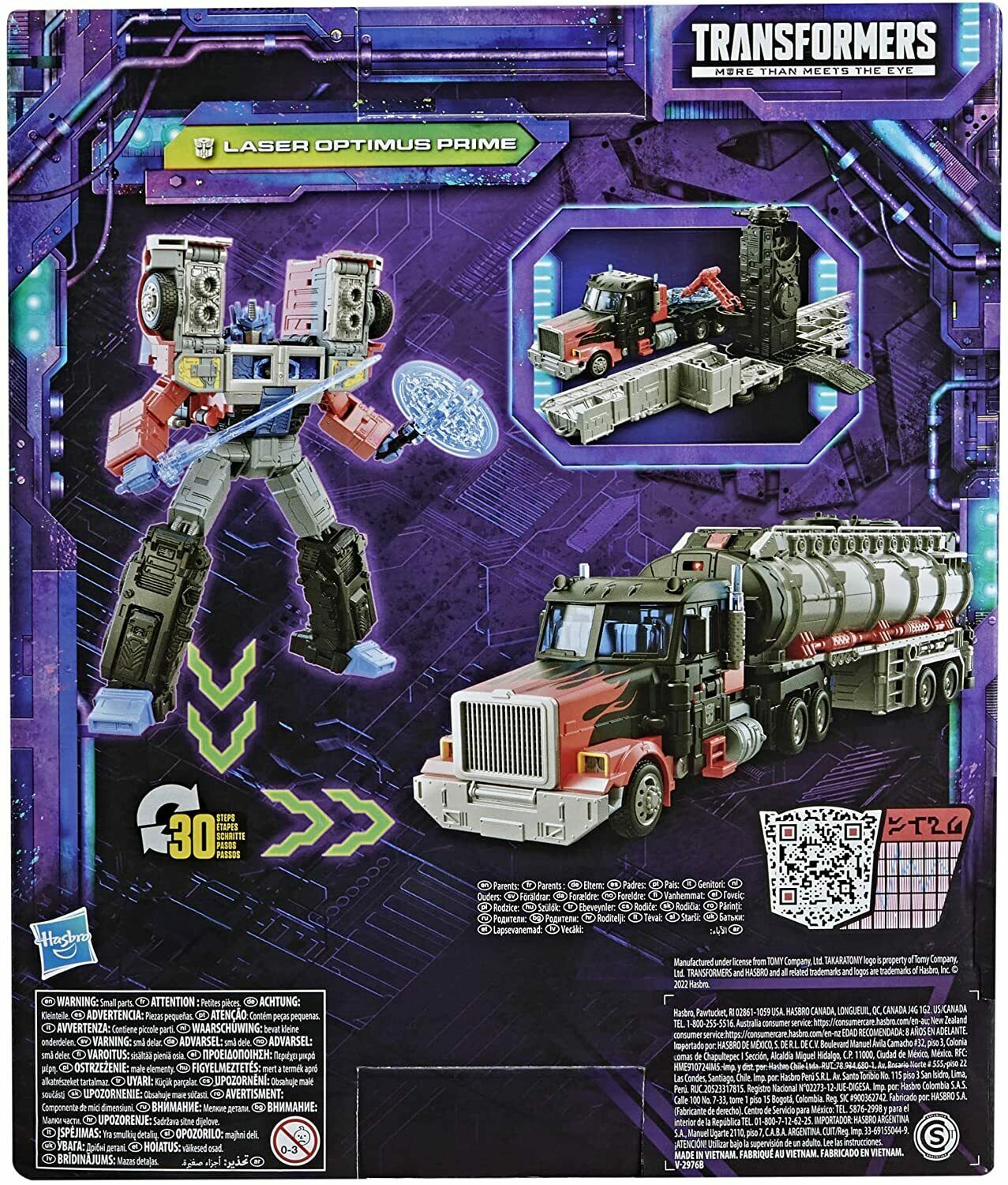 Transformers Legacy Evolution - Laser G2 Leader Optimus Prime Action Figure