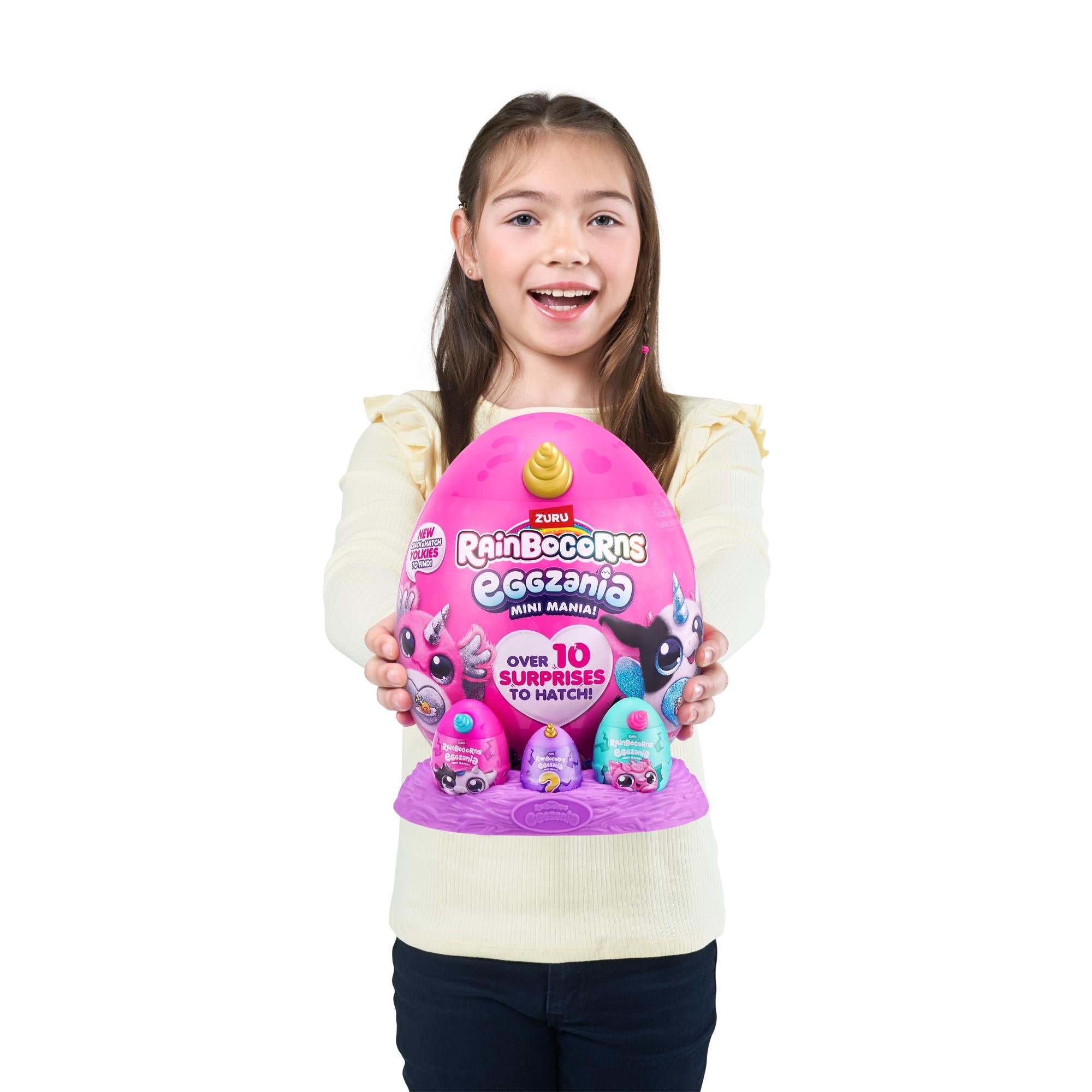 ZURU Assorted Mini Rainbocorns Eggzania with Surprises