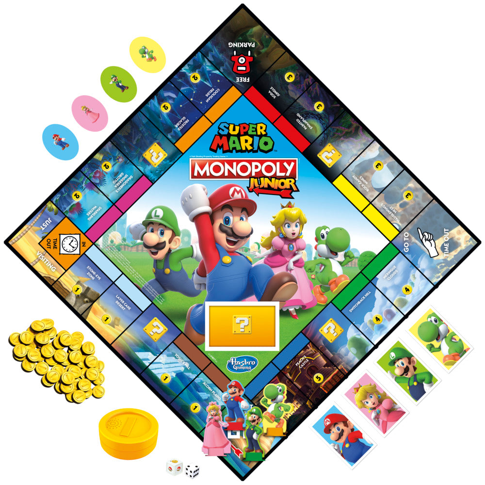 Hot! Monopoly Junior Super Mario Edition Board Game