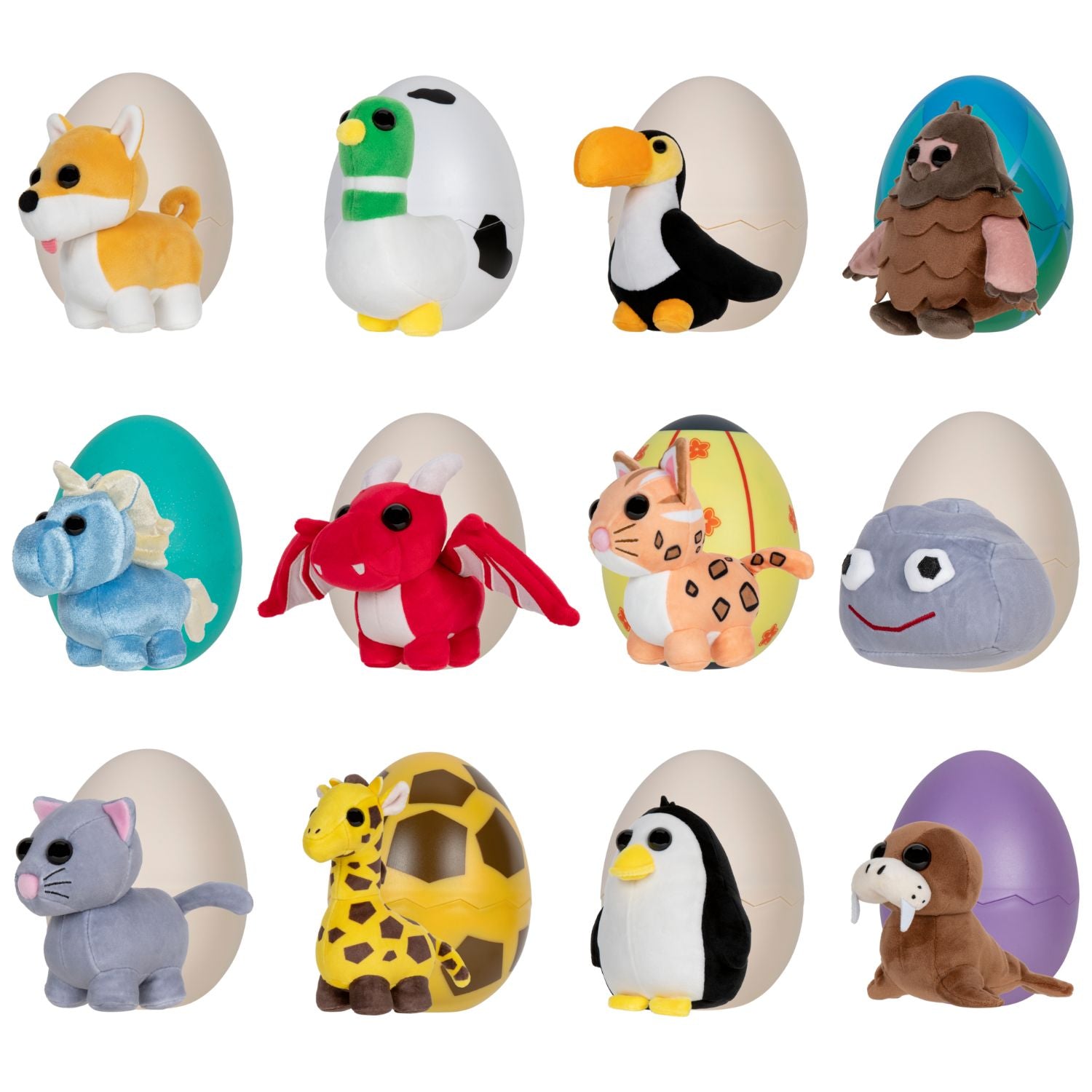 Adopt Me! 5-Inch Surprise Plush Pets - Assorted Styles, Exclusive Virtual Codes