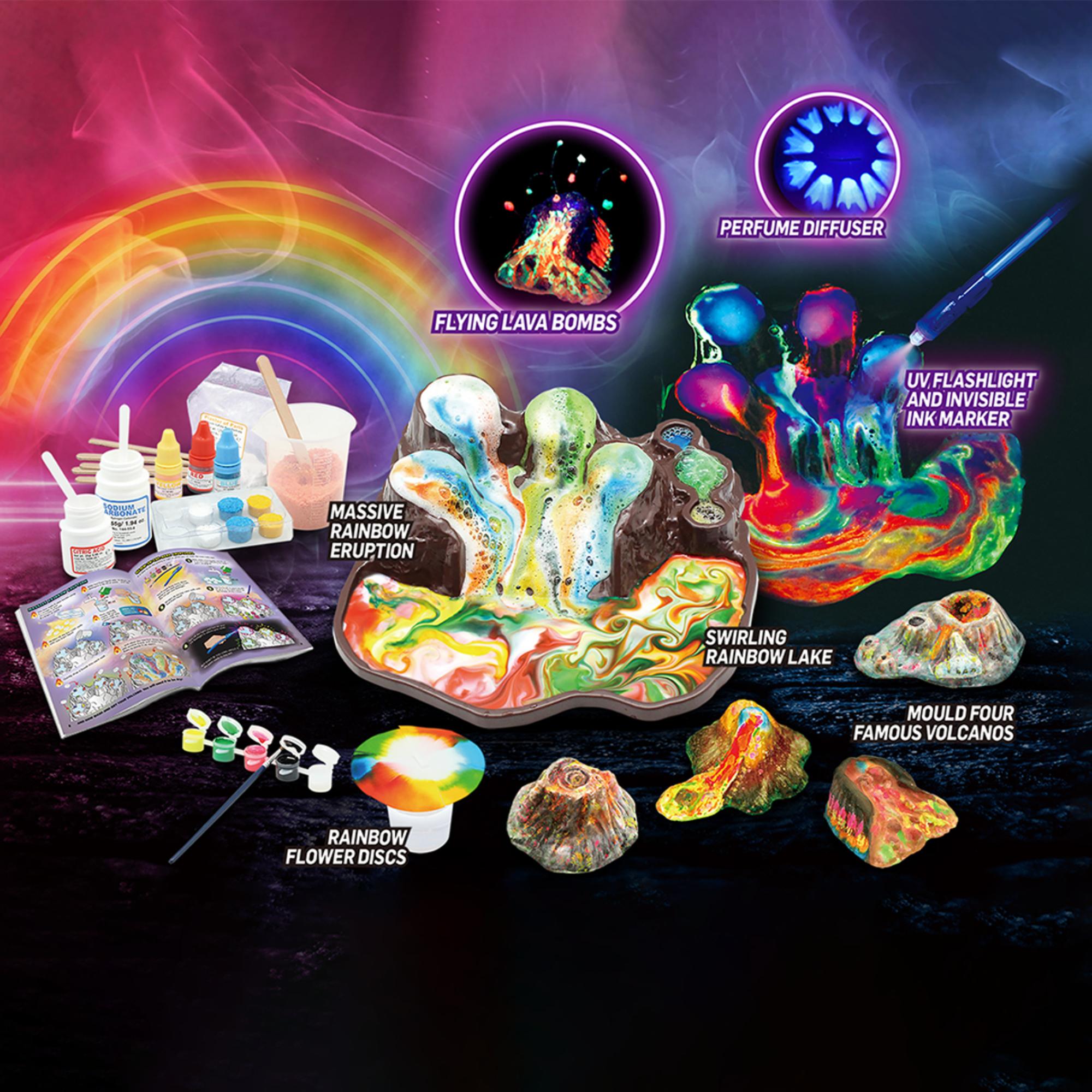 Hot Deal! Australian Geographic Rainbow Volcano Lava Science Lab Kit