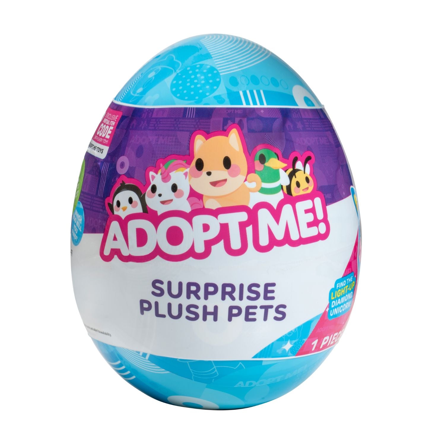 Adopt Me! 5-Inch Surprise Plush Pets - Assorted Styles, Exclusive Virtual Codes