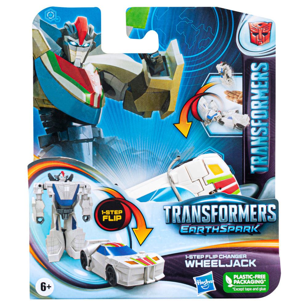 Hot Deal! Transformers Earthspark 1-Step Flip Changer Wheeljack Figure