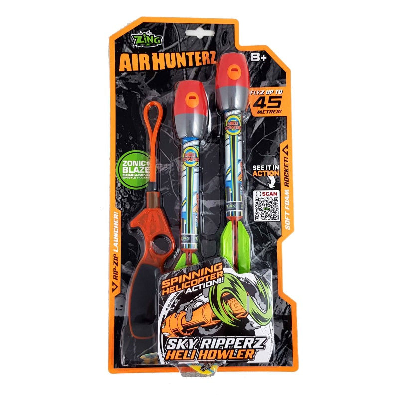 Hot Deal: 2-Pack of Zing Air Hunterz Sky Ripperz Helicopter Rockets