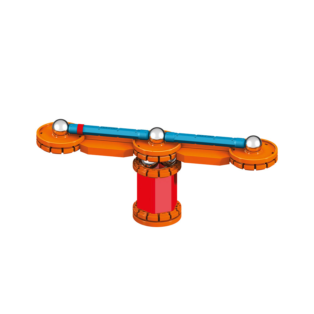 35-Piece Geomag Mechanics Compass Set for Creative Play