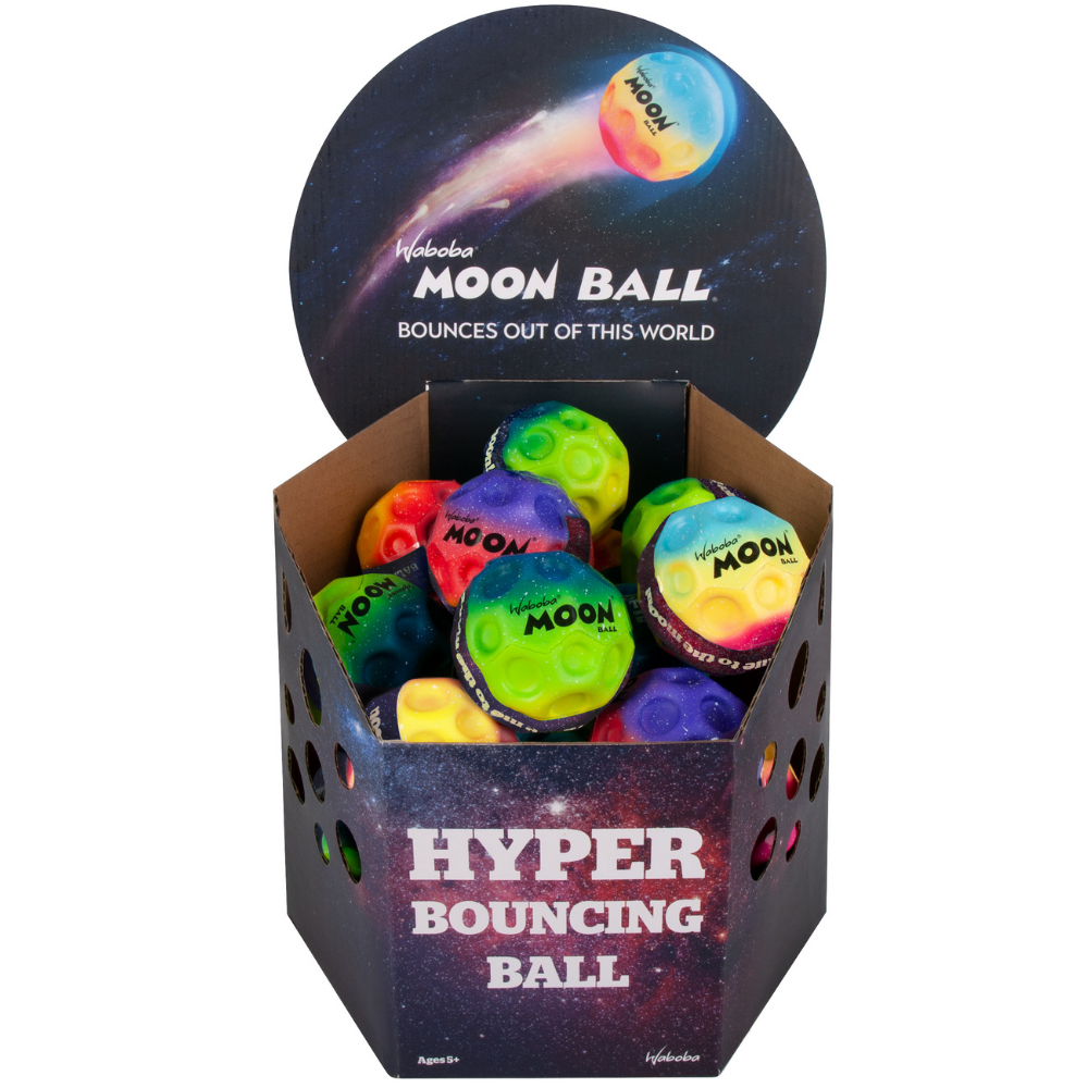 Hot Sale! Waboba Assorted Gradient Moon Balls - Loose and Super Bouncy