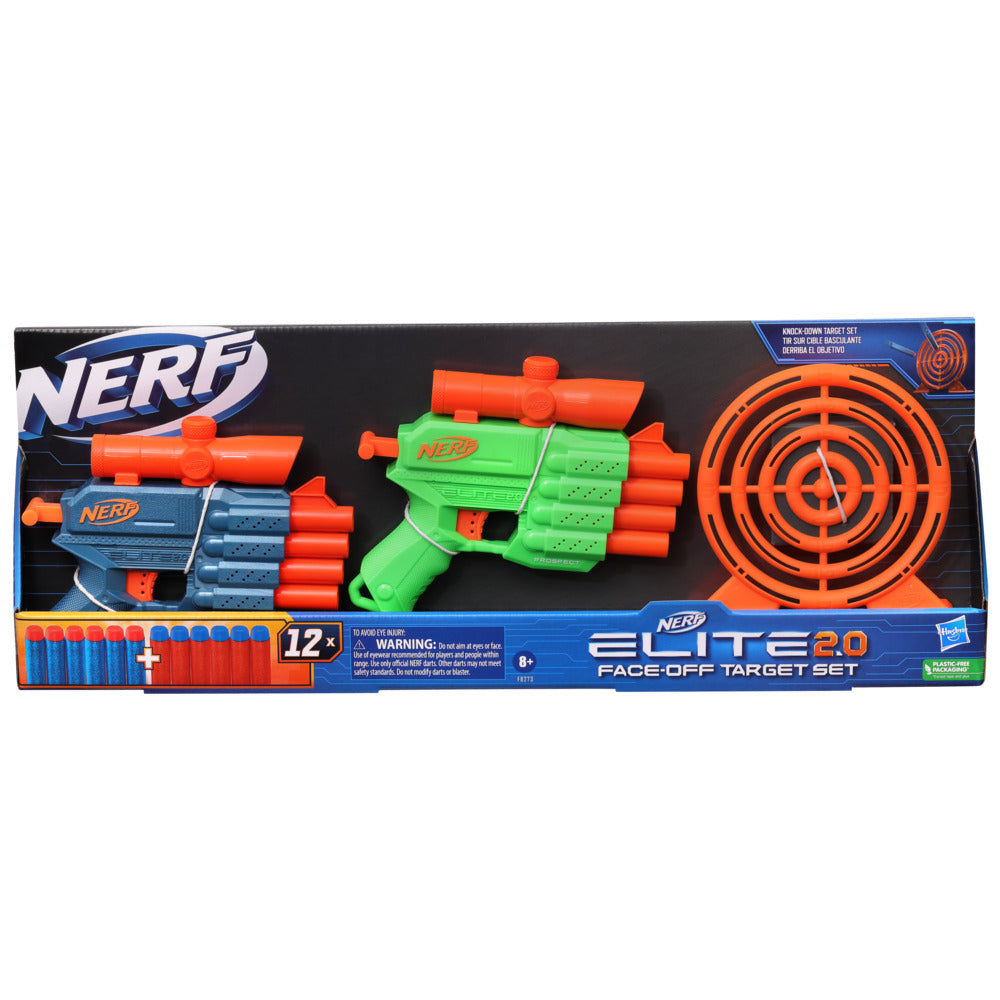 Hot Deal! Nerf Elite 2.0 Face Off Target Set - Ideal Toy for Kids' Outdoor Games