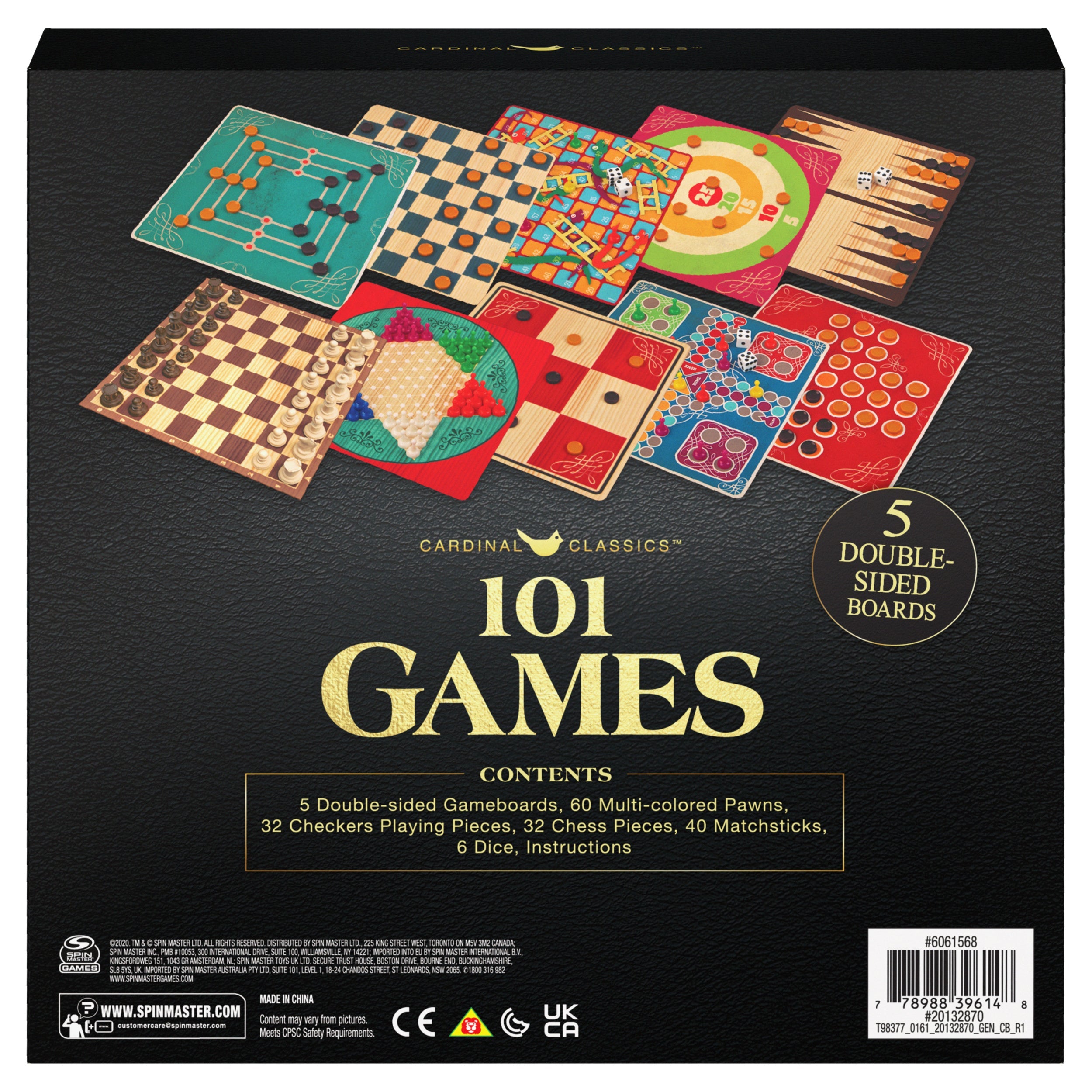 Hot Deal! Cardinal Classics 101 - A Fantastic Set of Spin Master Games for Family Fun