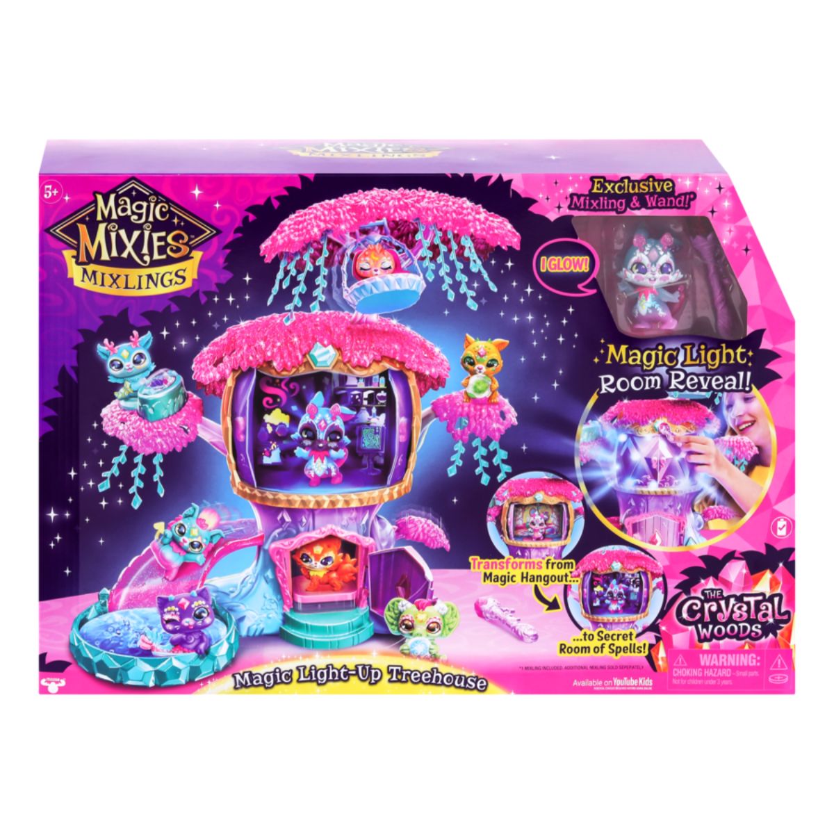 Hot! Magic Mixies Mixlings Light-Up Treehouse Playset