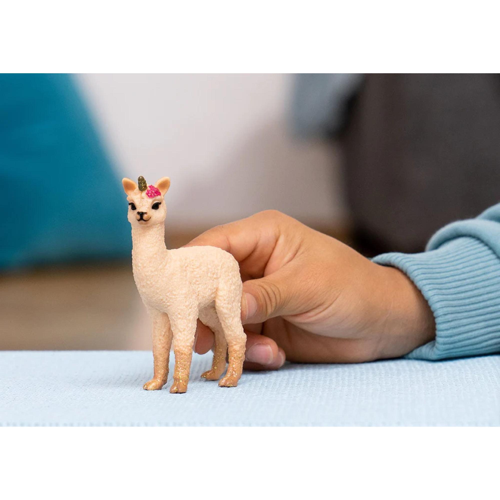 Schleich Exclusive Llama Unicorn Foal Toy for Magical Adventures