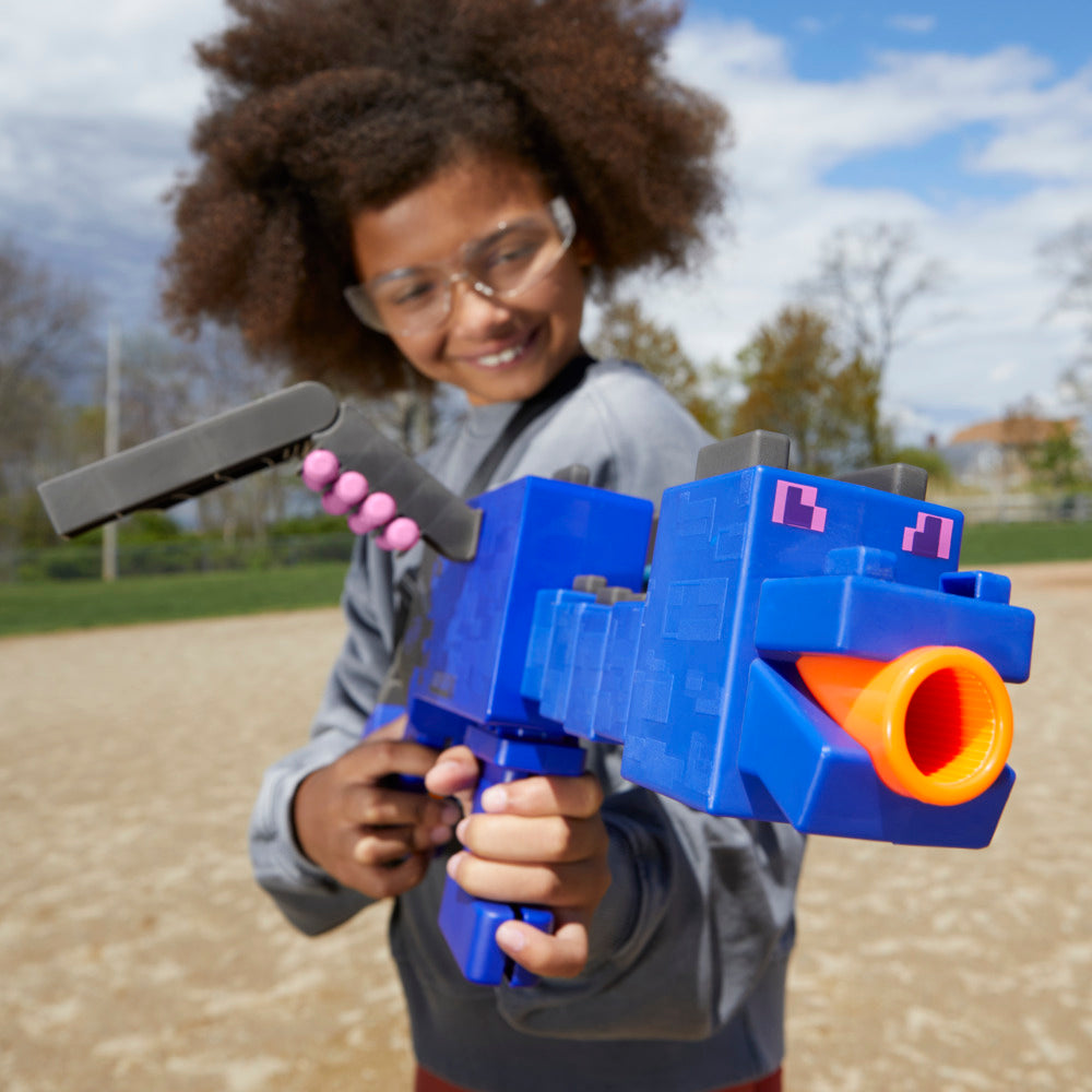 Hot Sale! Nerf Minecraft Ender Dragon Dart Blaster for Fun Indoor & Outdoor Play