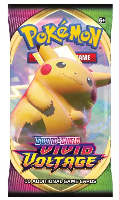 Hot Deal! Pokémon Sword & Shield - Vivid Voltage Booster Pack for Card Collection