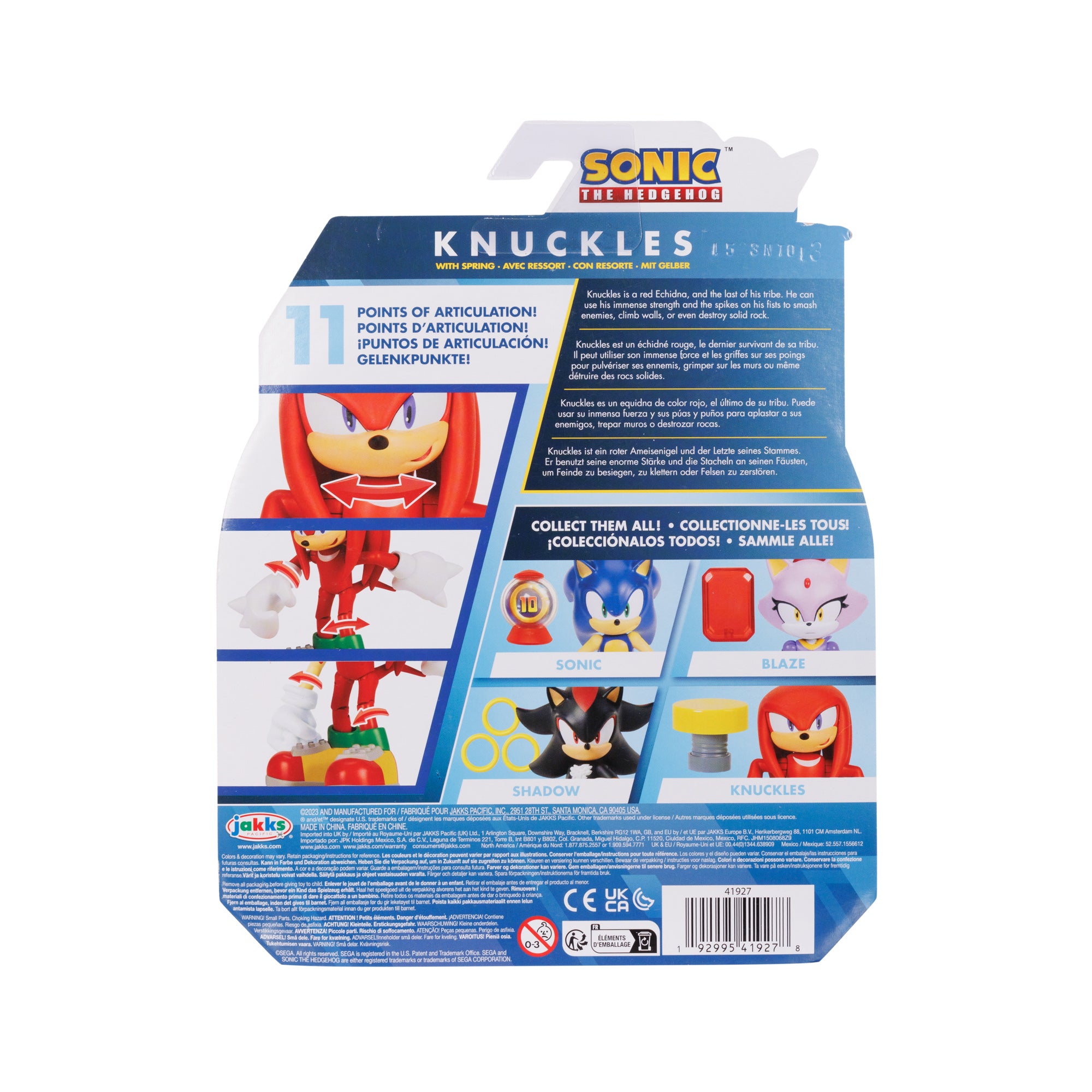 Hot! 4-Inch Sonic Articulated Figure - Modern Knuckles