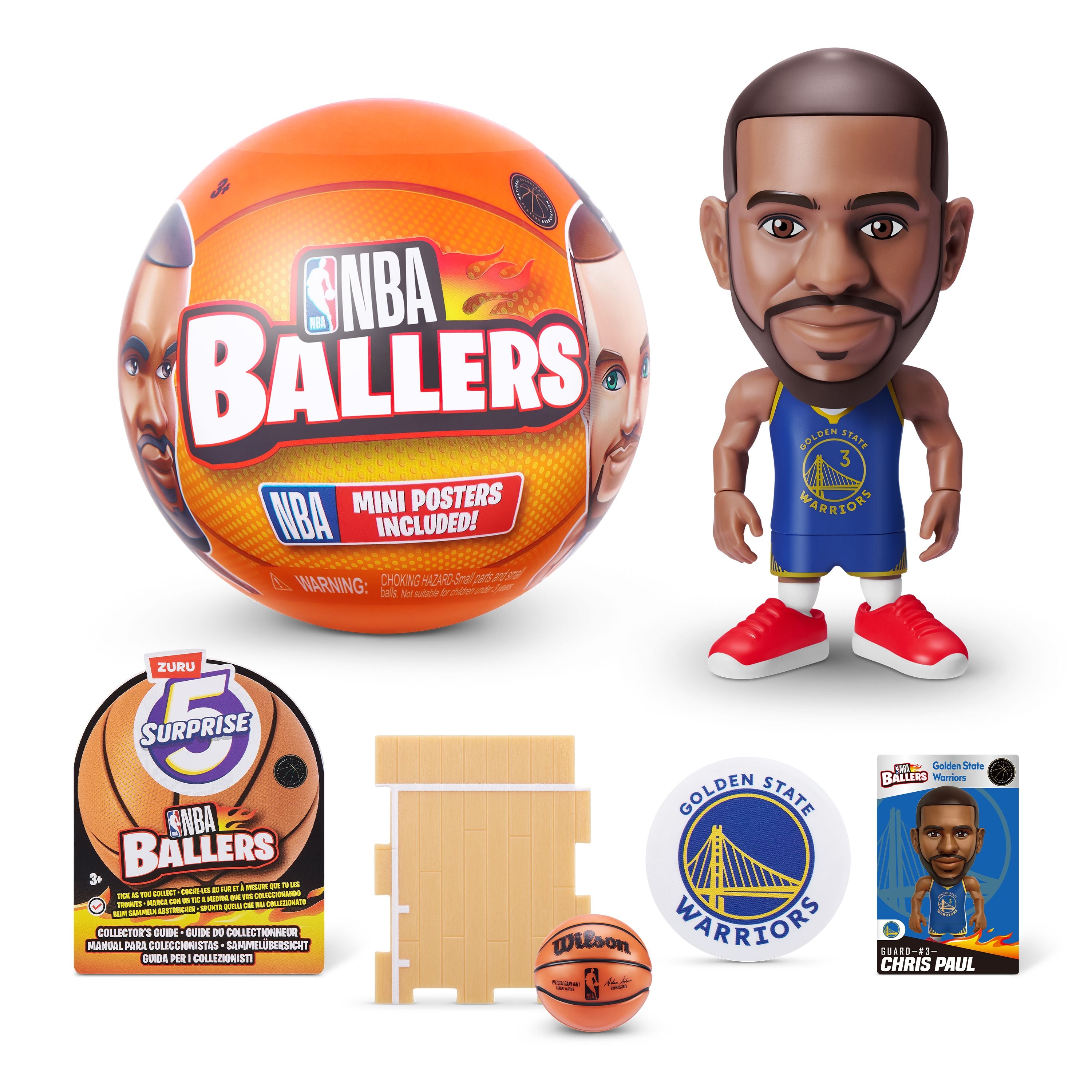 ZURU 5 Surprise Assorted Styles NBA Ballers Collectible Set