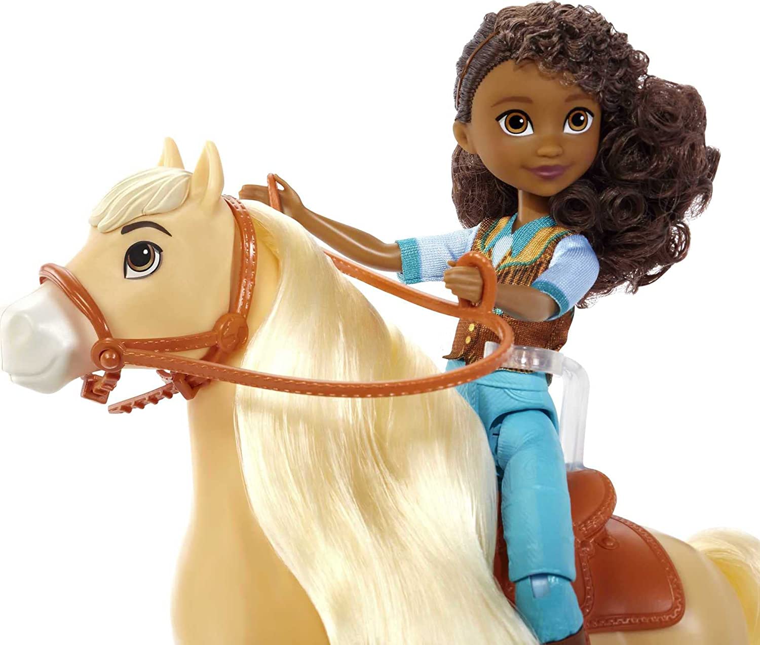 DreamWorks Spirit Adventure Set: 7-Inch Pru Doll and 8-Inch Chica Linda Horse Toy