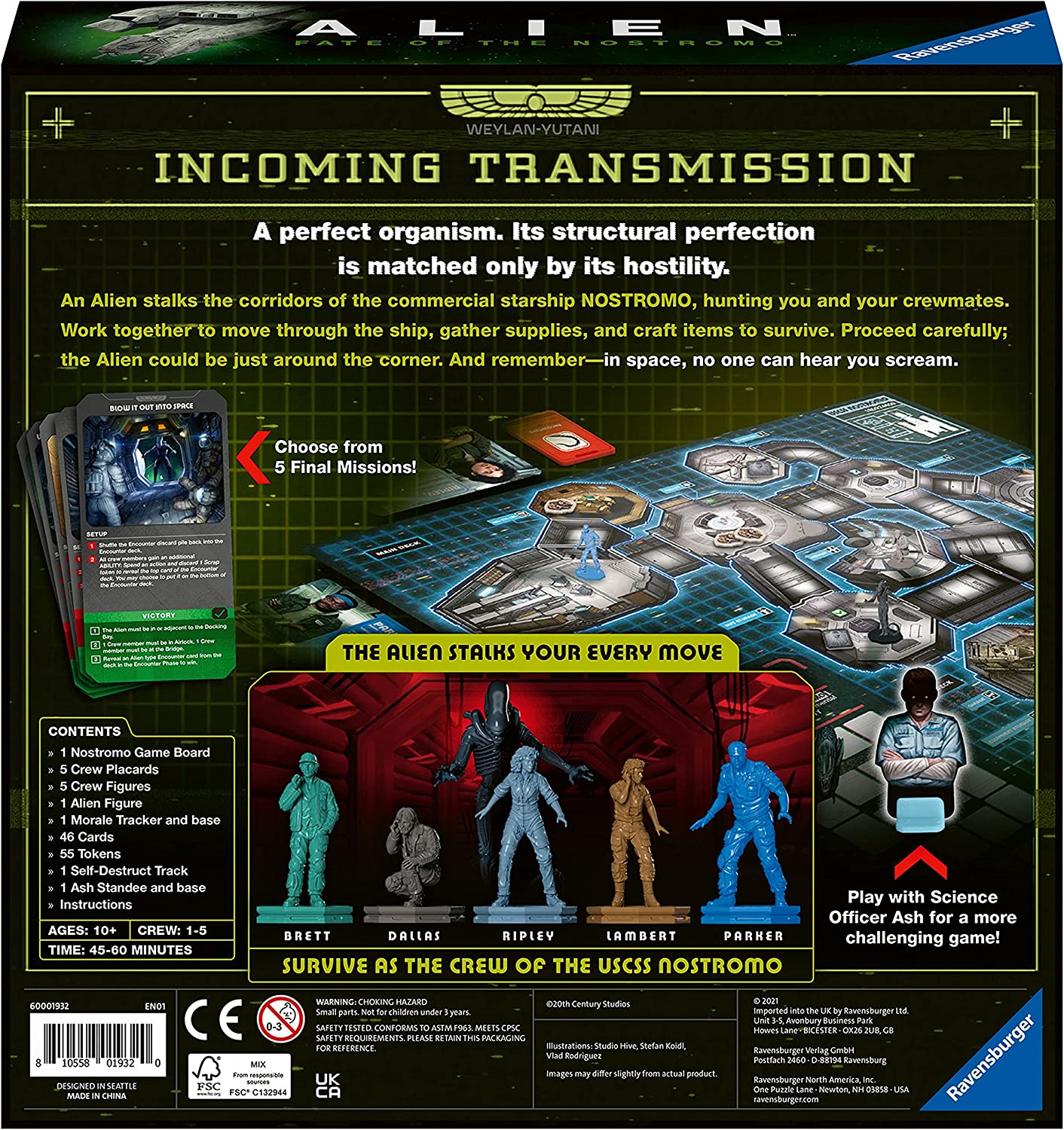 Ravensburger Alien Signature: An Immersive Board Game with High Replay Value