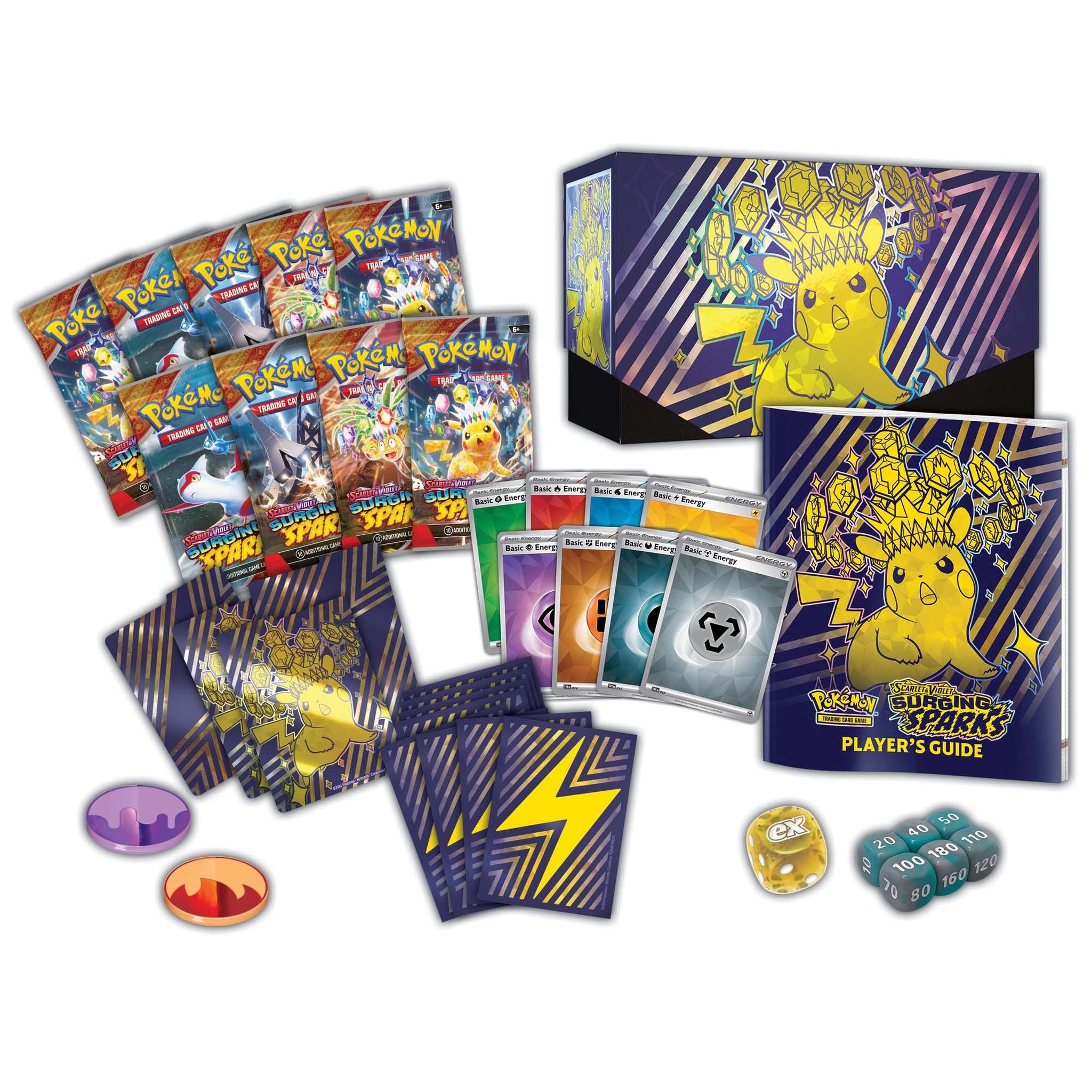 Hot Deal! Pokemon TCG Scarlet & Violet 8 Surging Elite Training Box