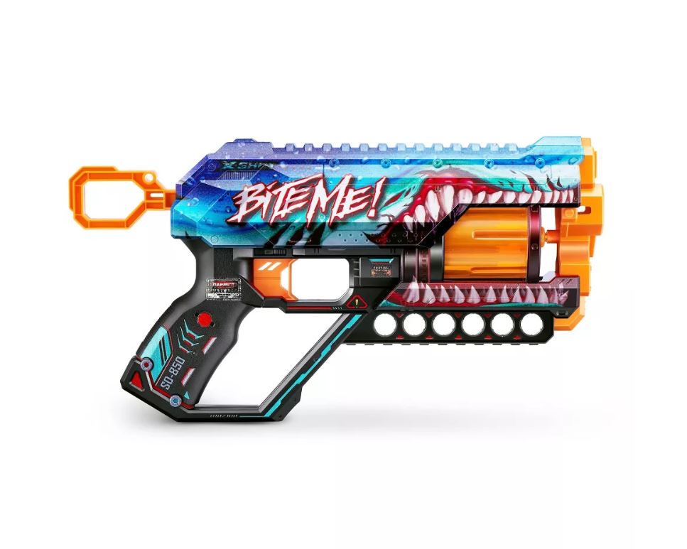 Hot Deal! ZURU X Shot Skins Griefer Blaster - Shark Thrasher Model for Epic Battles