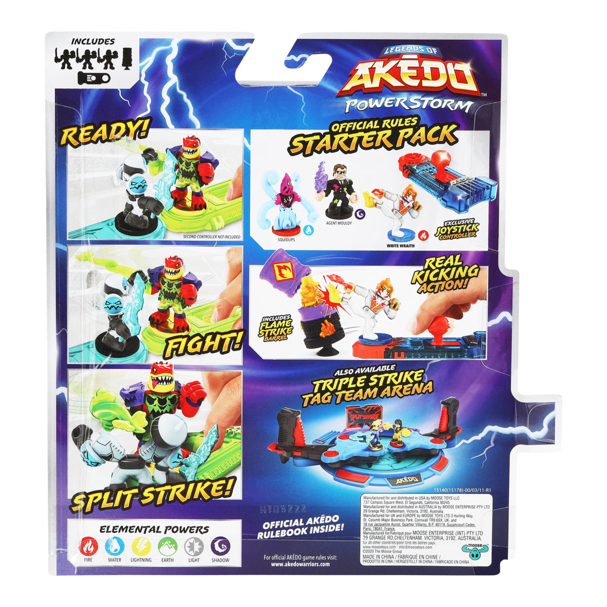 Hot Deal! Akedo Power Storm Red Starter Pack with Exclusive Controller for Elemental Battles