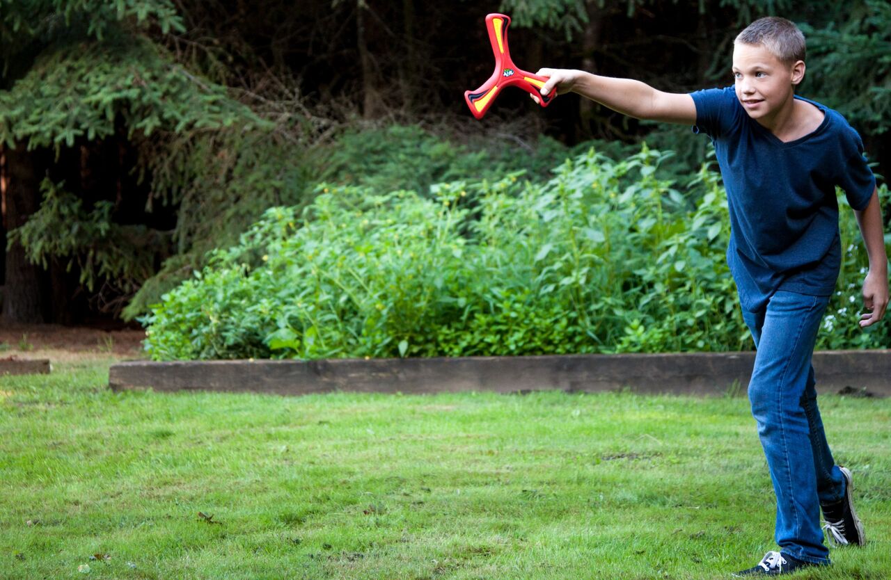 Zing Air Zoomarang - Ideal Beginner Backyard Boomerang with Great Hovering Action