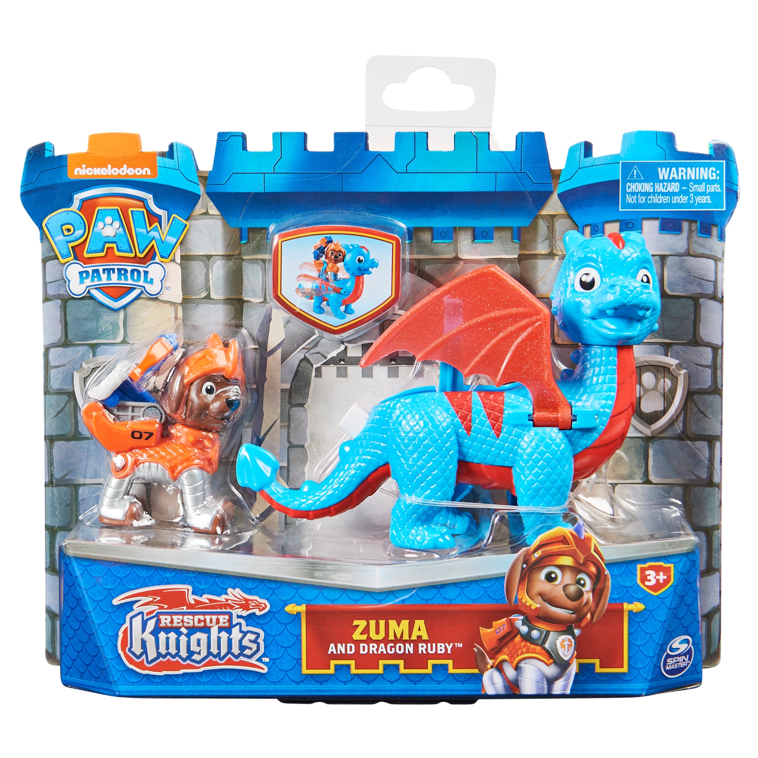 PAW Patrol Rescue Knights: Zuma & Dragon Ruby - Hot Deal