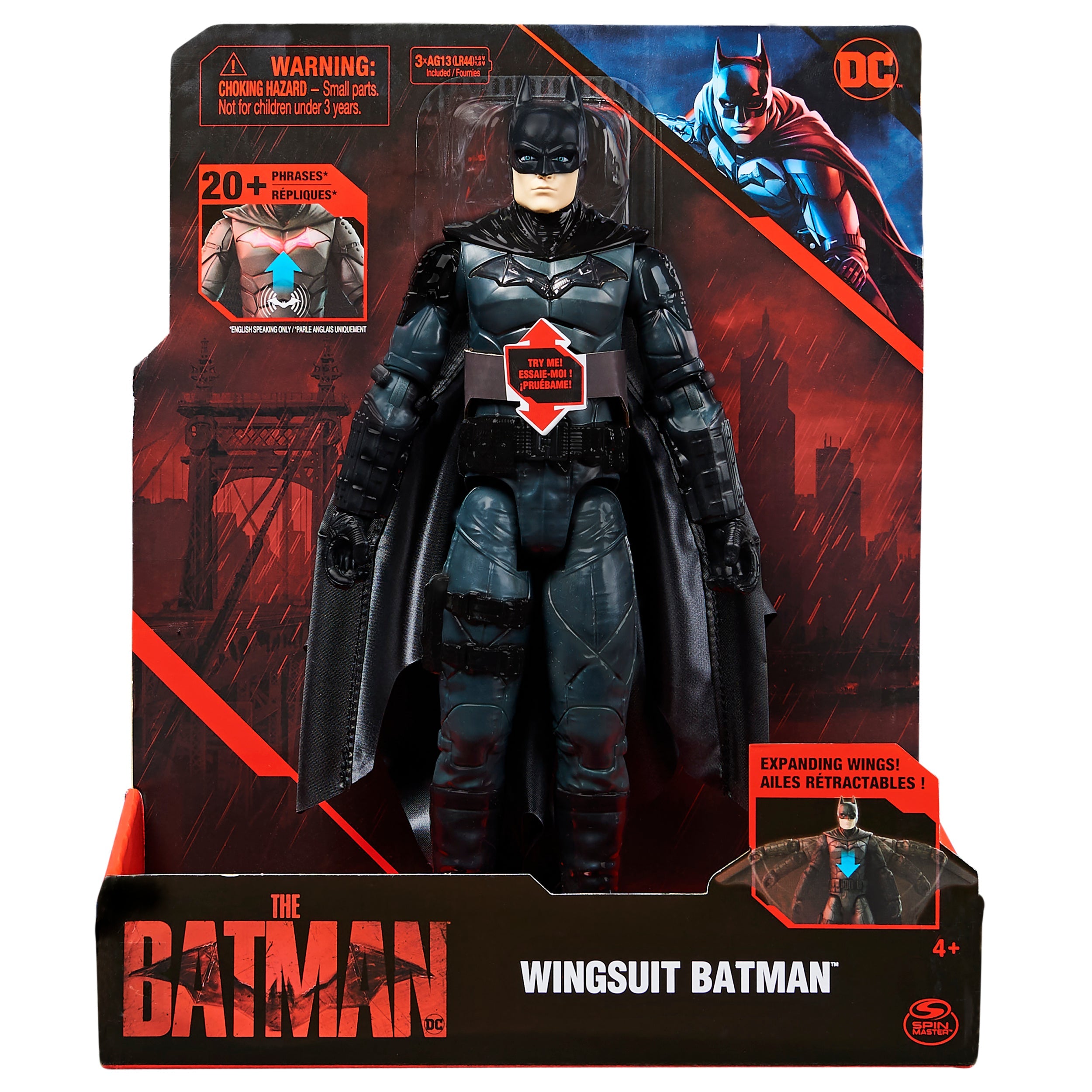 12-Inch Wingsuit Batman Action Figure - Epic Movie Styling