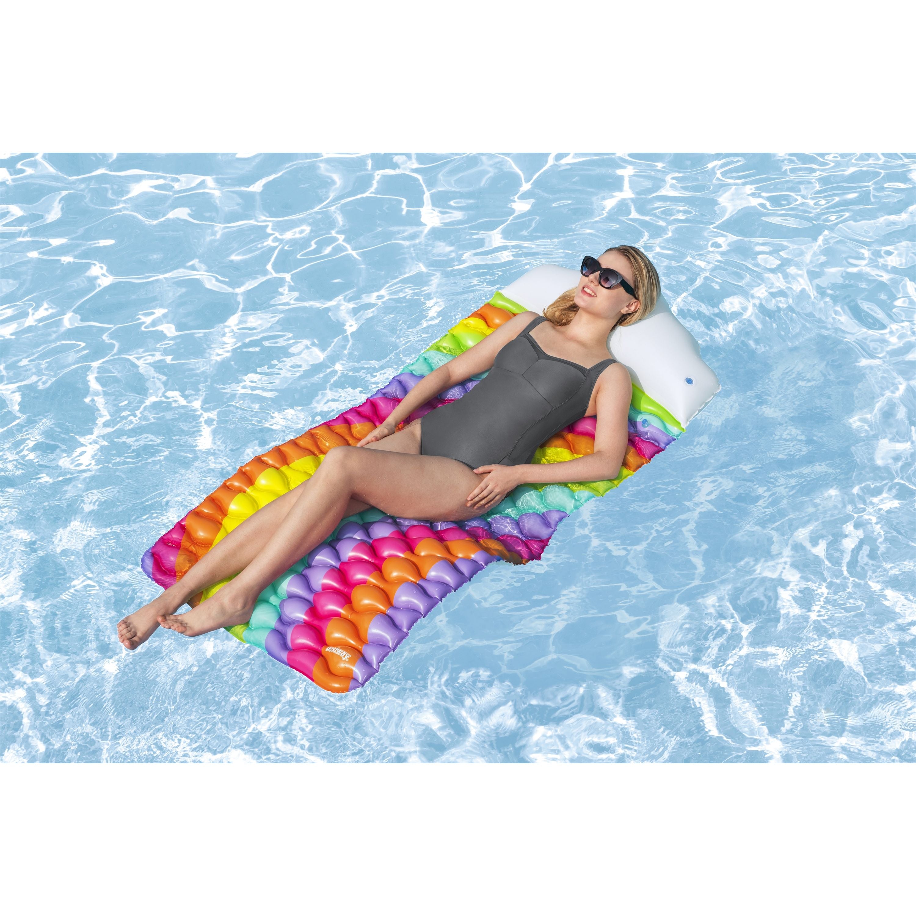 Best Selling Bestway Floating Pool Mat - Rainbow Dreams for Summer Fun