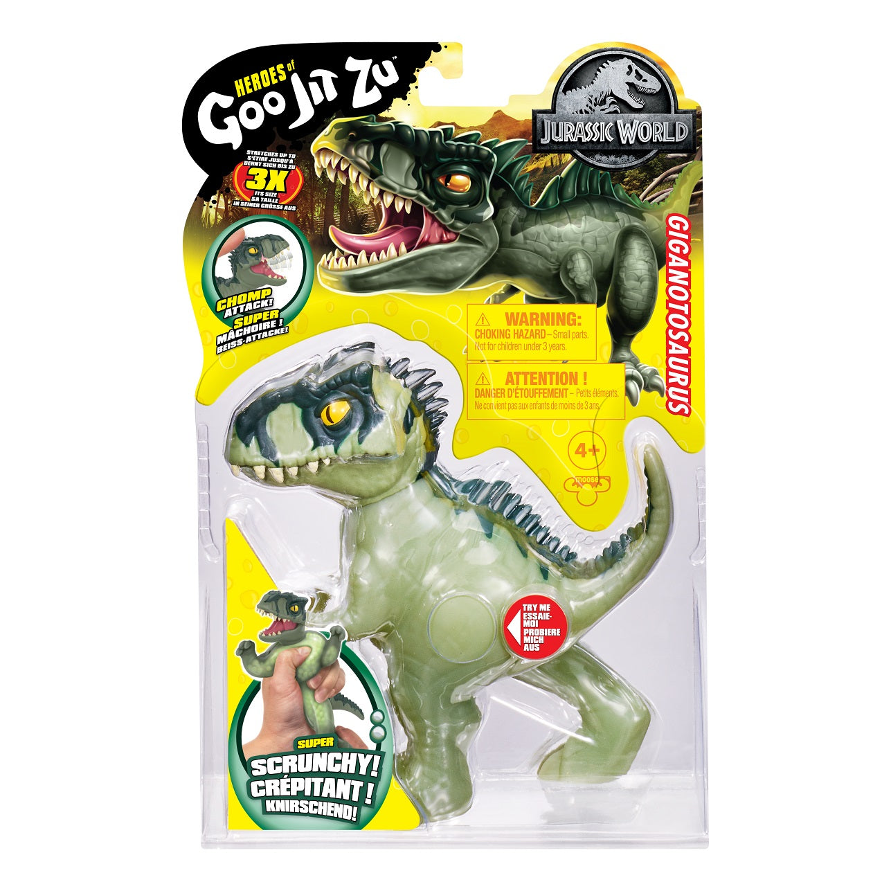 Heroes Of Goo Jit Zu - Super Stretchable Jurassic World Giganotosaurus Hero Pack