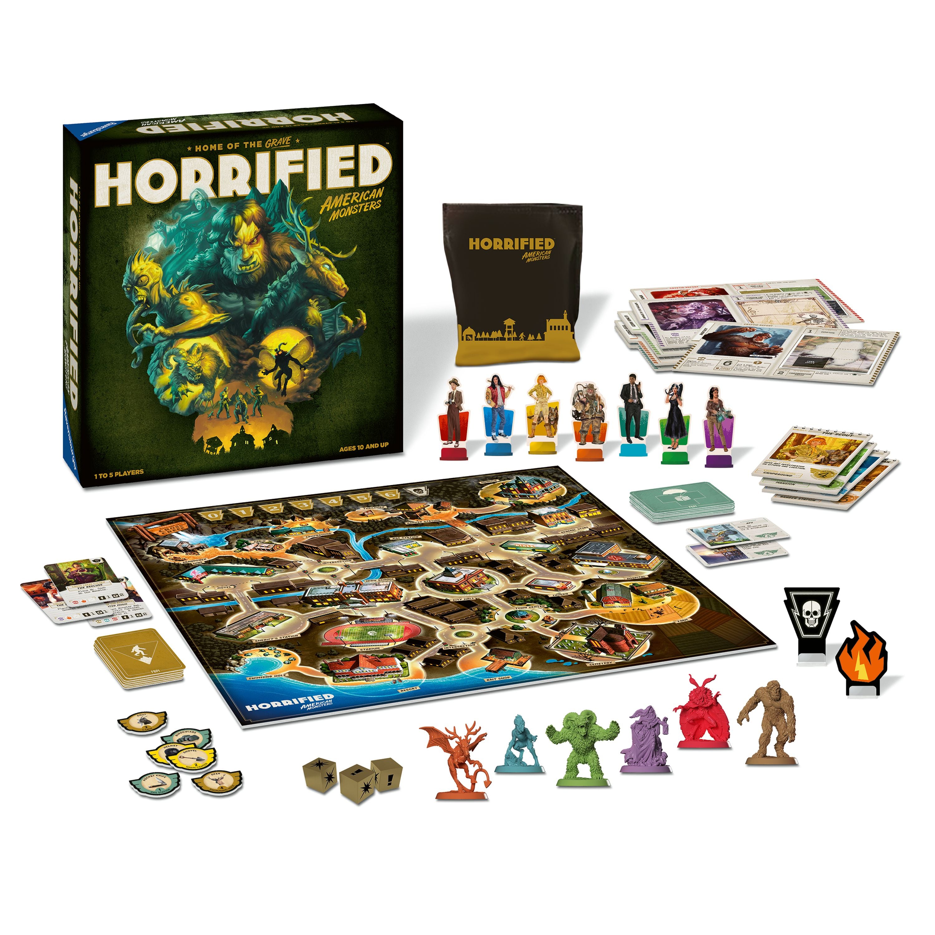 Ravensburger's Thrilling Horrified Monsters Board Game for Horror Fans