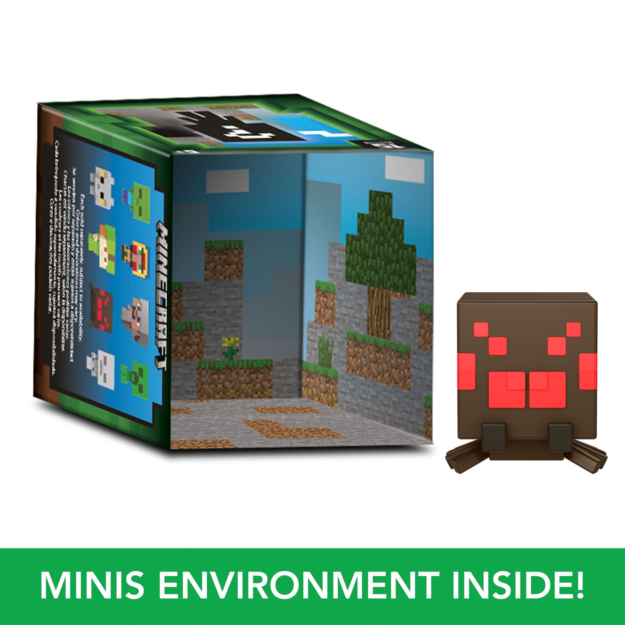 Hot Sale! Minecraft Miniature Spider Mob Head Action Figures for Fans