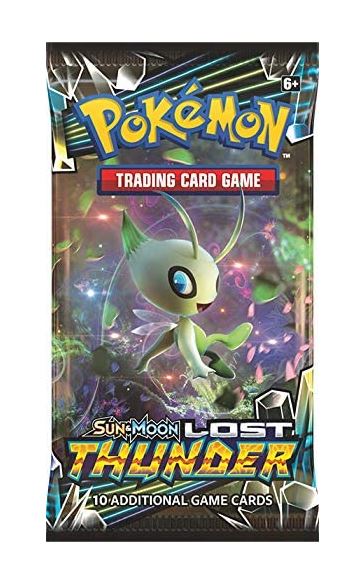 Hot Deal! Pokemon Trading Card Game Sun And Moon Lost Thunder Booster Packs
