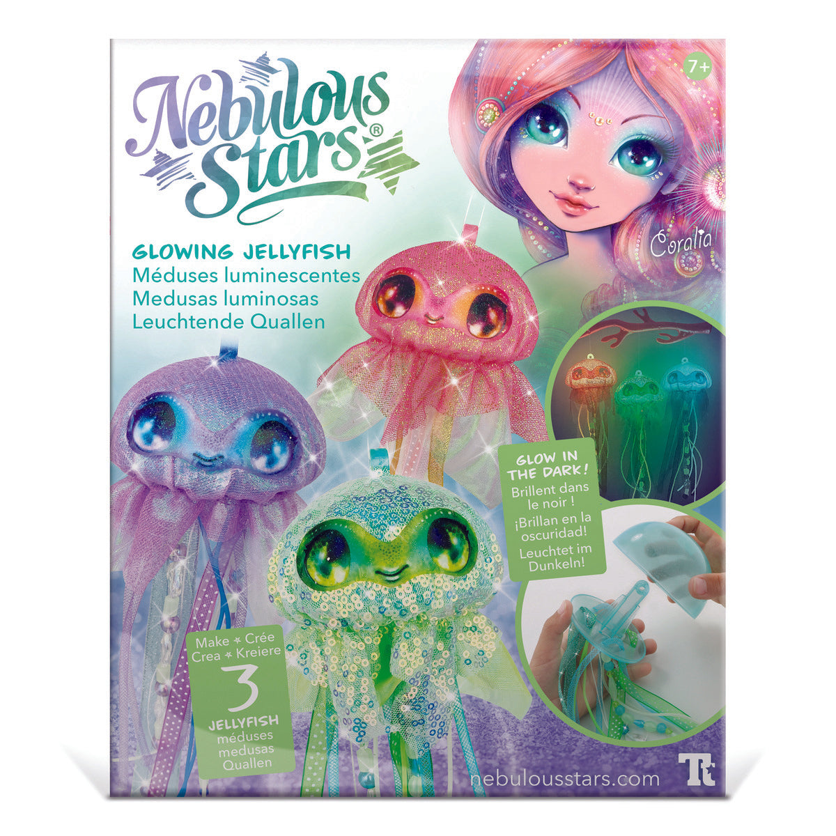 Nebulous Stars Glowing Jellyfish