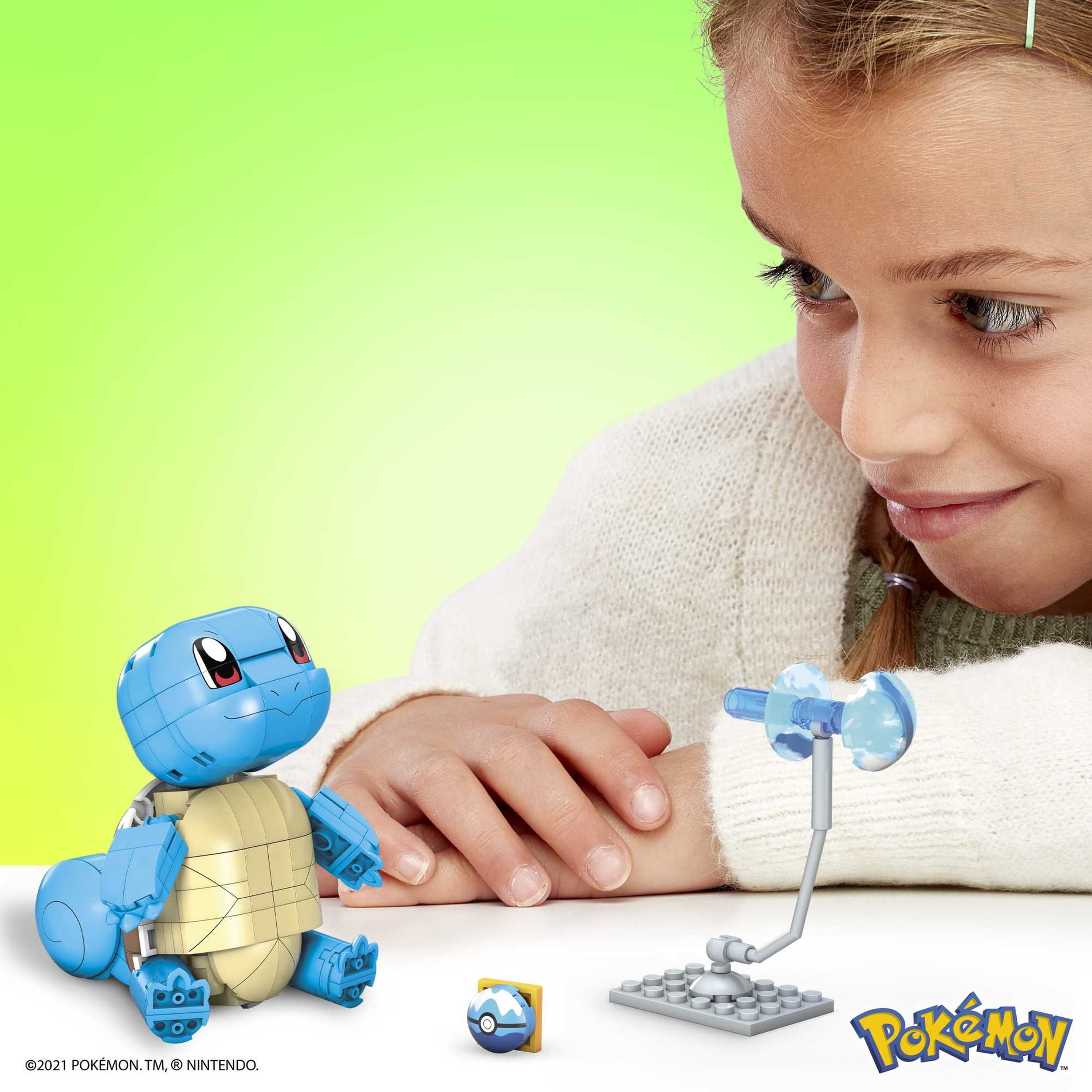 Hot Deal! MEGA Construx Pokémon Building Set - Build & Display Squirtle Model