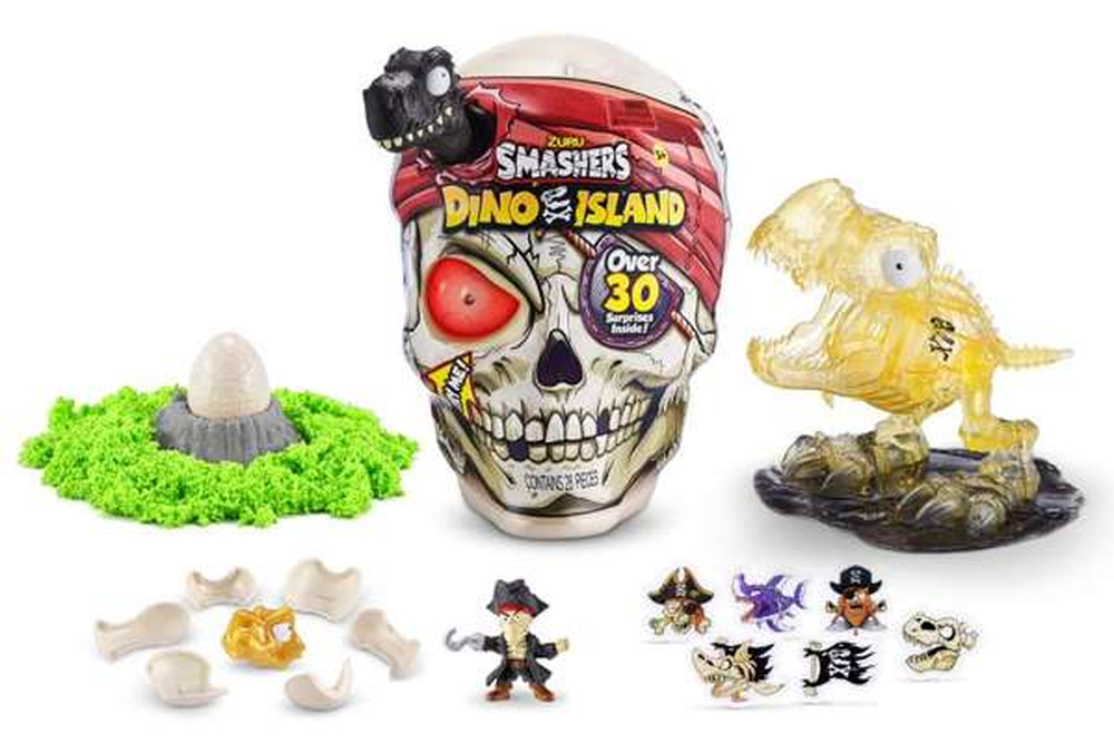 Hot Sale! ZURU Smashers Dino Island Assorted Styles Giant Skull Toys