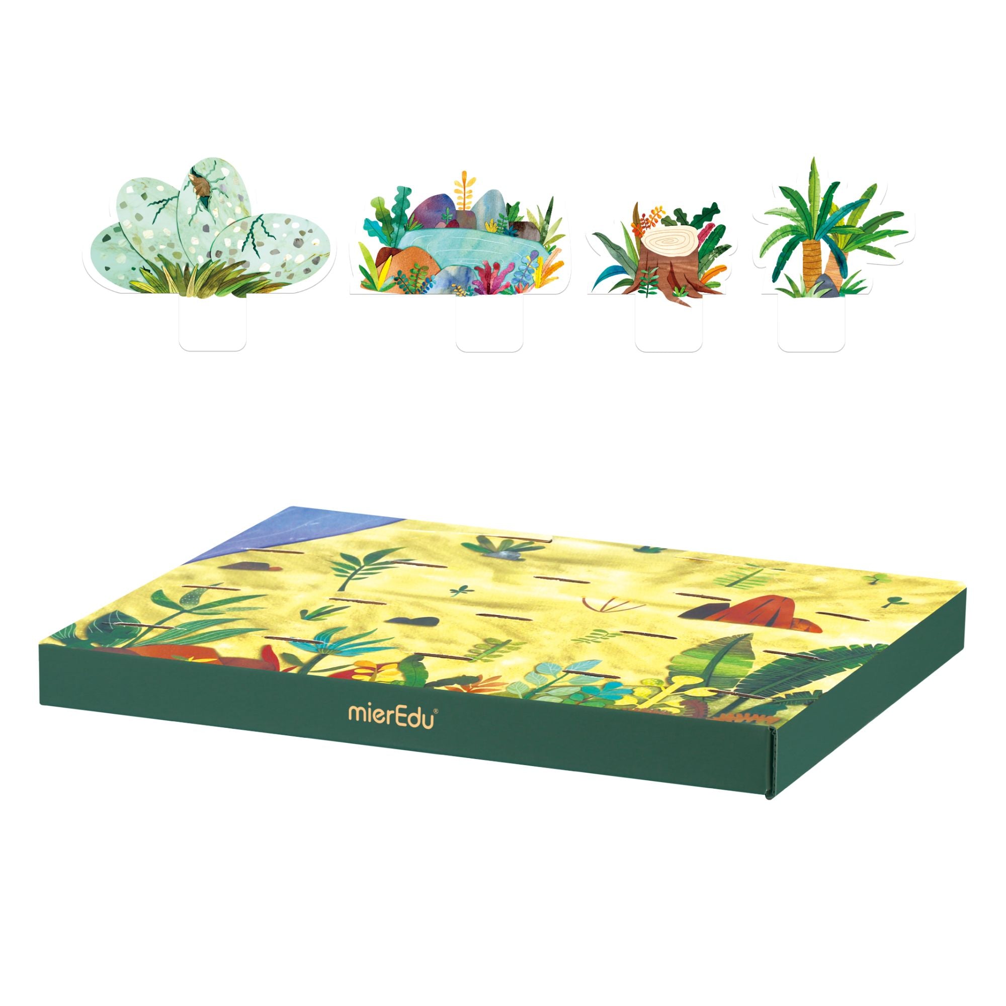 MierEdu 3D Adjustable Triceratops Puzzle - Ideal for Learning