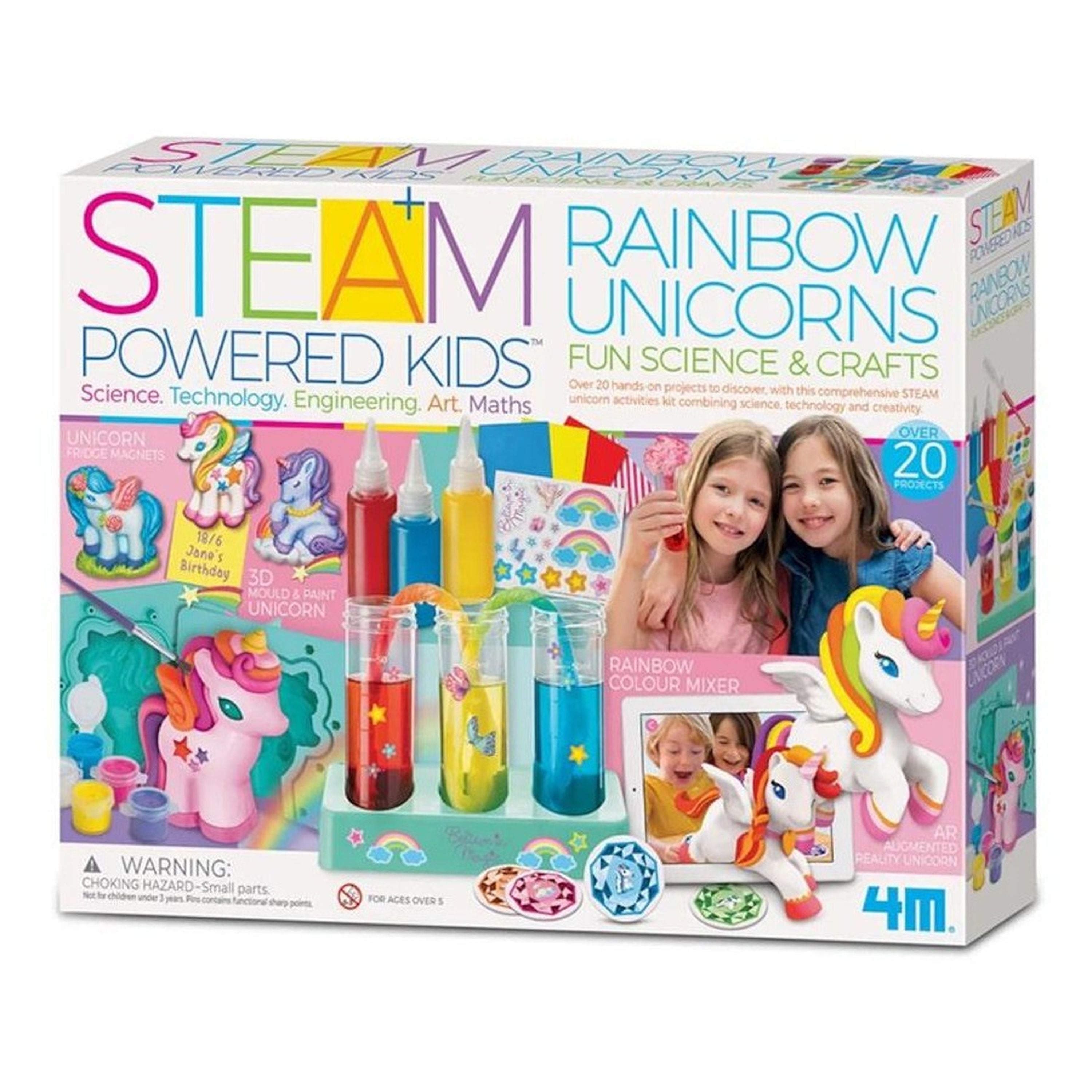 4M Steam Powered Rainbow Unicorns Science Kit - Great for Kids