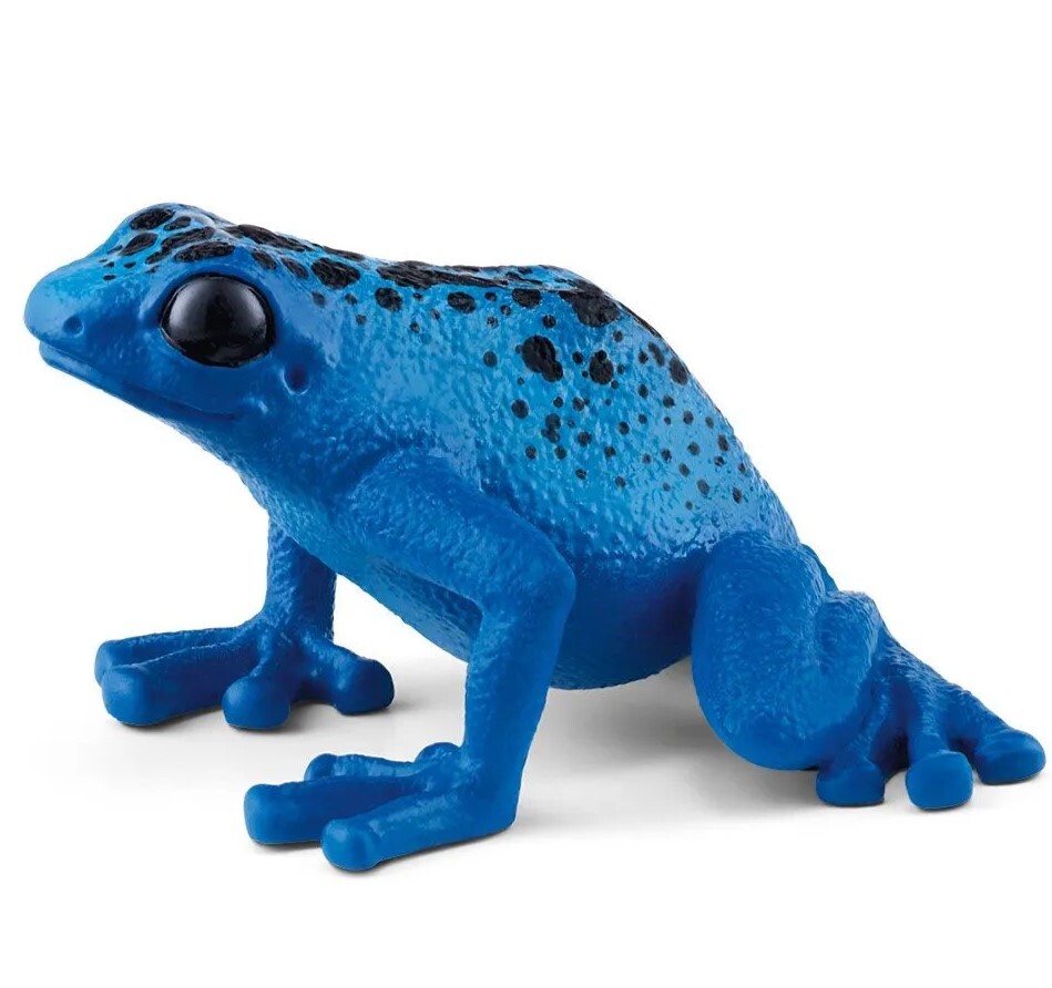 Schleich's Stunning Blue Poison Dart Frog - Must - Have!