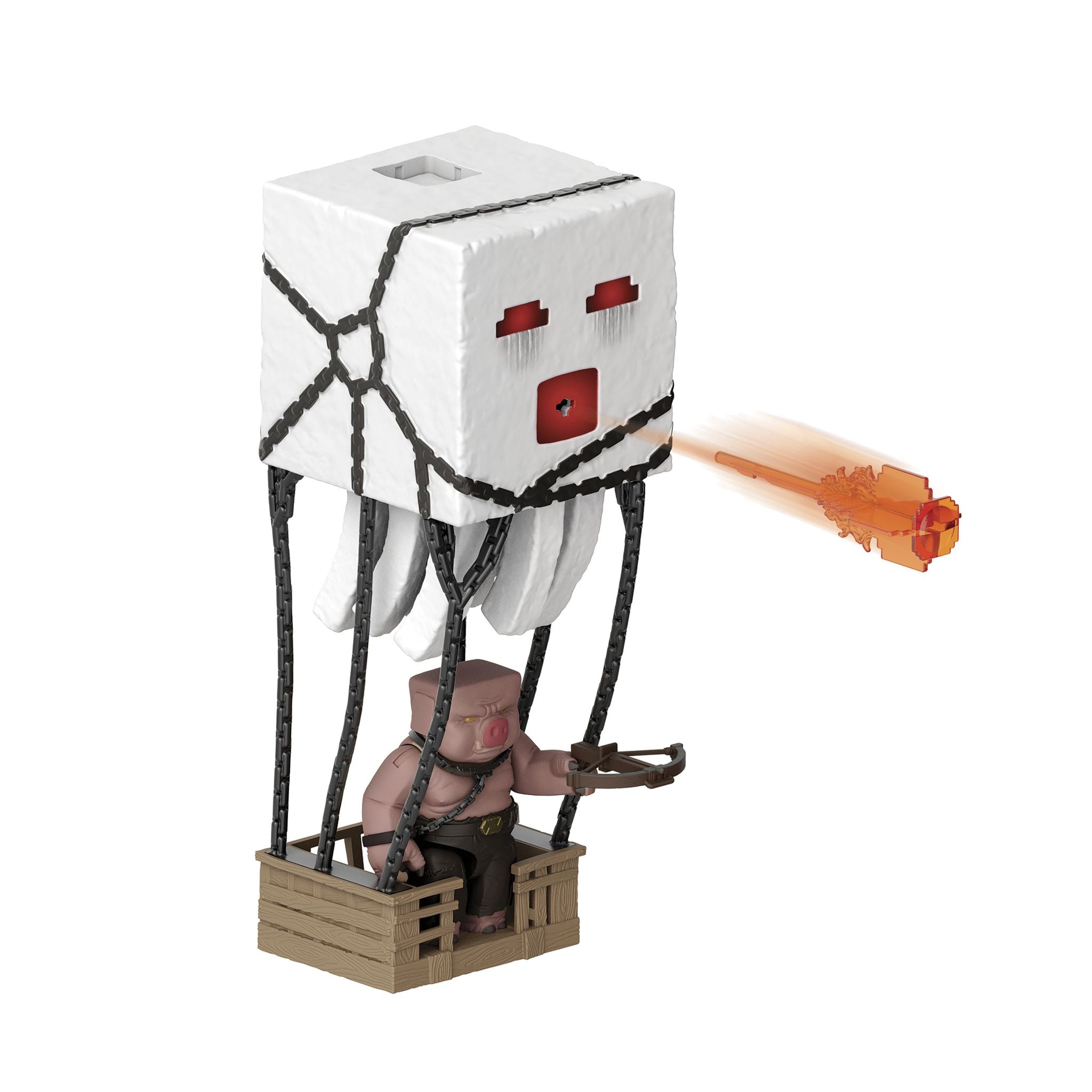 Hot! Minecraft Movie Blast Attack Ghast Action Figure Set