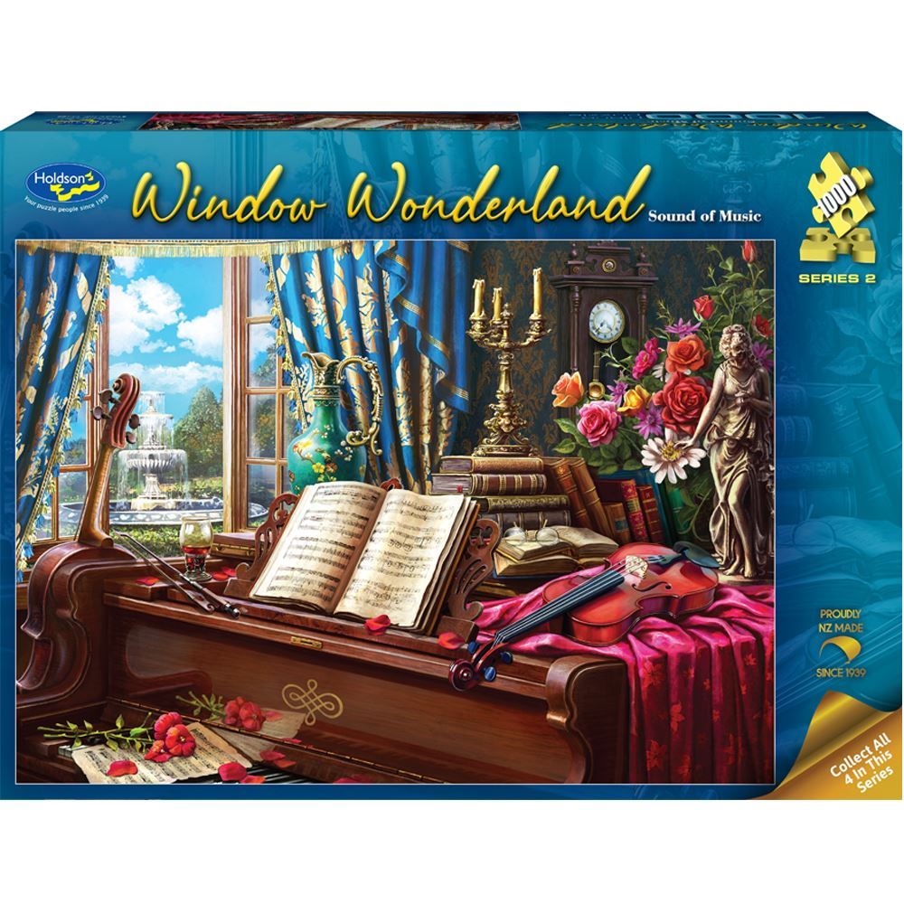 Amazing Window Wonderland S2 1000 - Piece Jigsaw Puzzle: Sound of Music, Great for Ages 8+