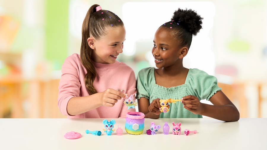 Hot! Magic Mixies Mixlings Magical Rainbow Deluxe Pack