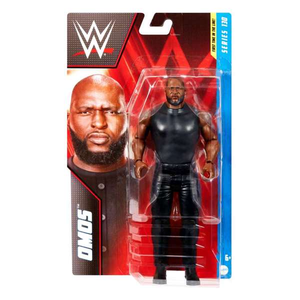 Hot Sale! WWE Basic Action Figure Series 130 - Omos, 6 - Inch Superstar Scale Toy