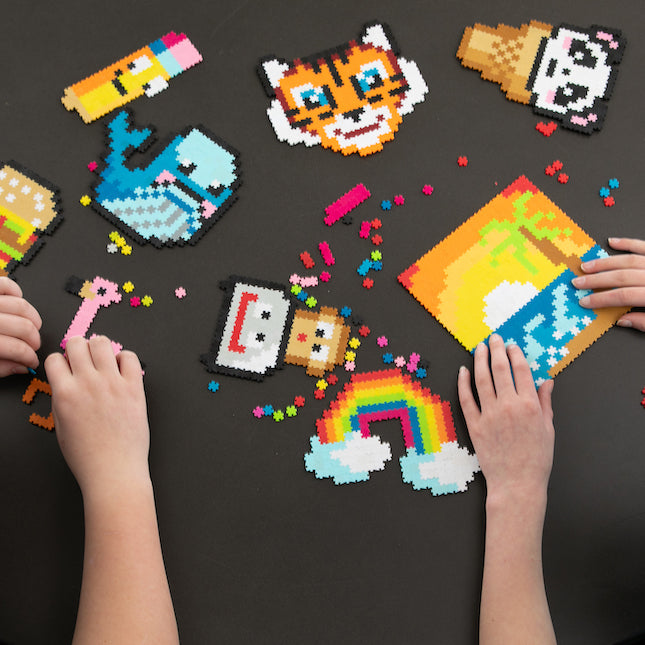 Get Your Hands on the Amazing Jixelz 3000 - Piece Pixel Art Creator Set with 40 Templates!