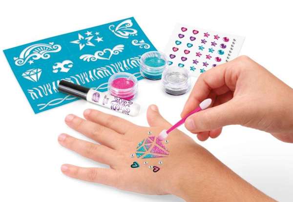 Hot Deal! Cra-Z-Art Glittery Tattoo and Nail Art Set for Fashion - Loving Kids