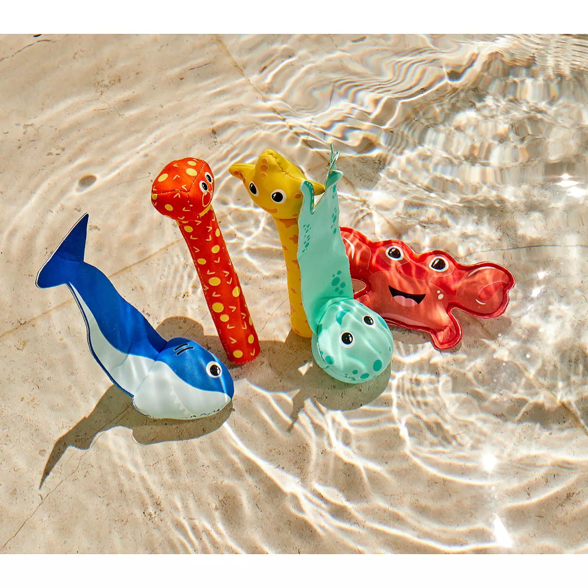 Hot Deal! Coconut Grove 3D Dive & Play Set - 6 Pack Reef Gang Toys for Kids